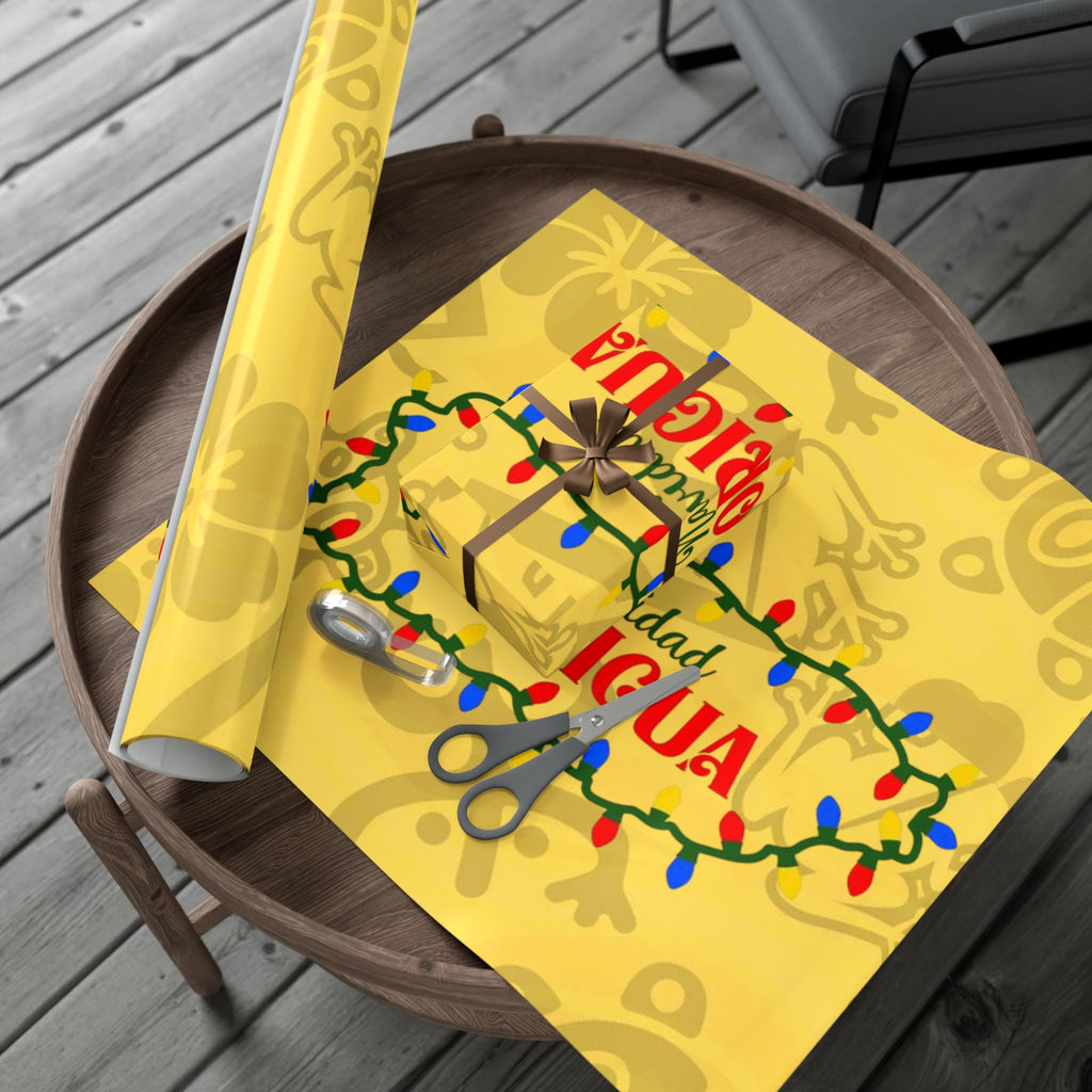 Puerto Rico Wrapping Paper Cultural Gift Wrap Boricua Heritage Design Holiday & Celebration Gift Packaging