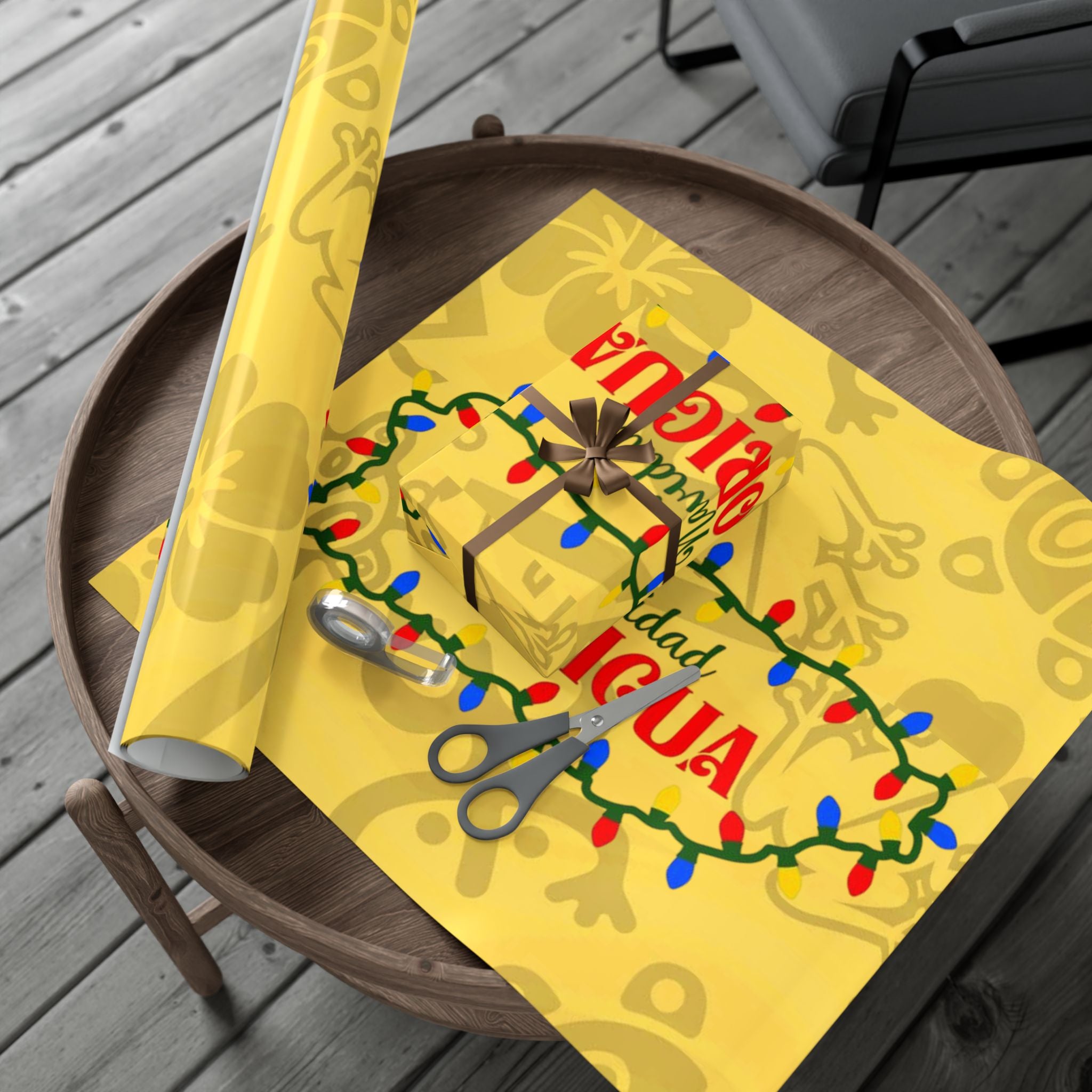 Puerto Rico Wrapping Paper Cultural Gift Wrap Boricua Heritage Design Holiday & Celebration Gift Packaging