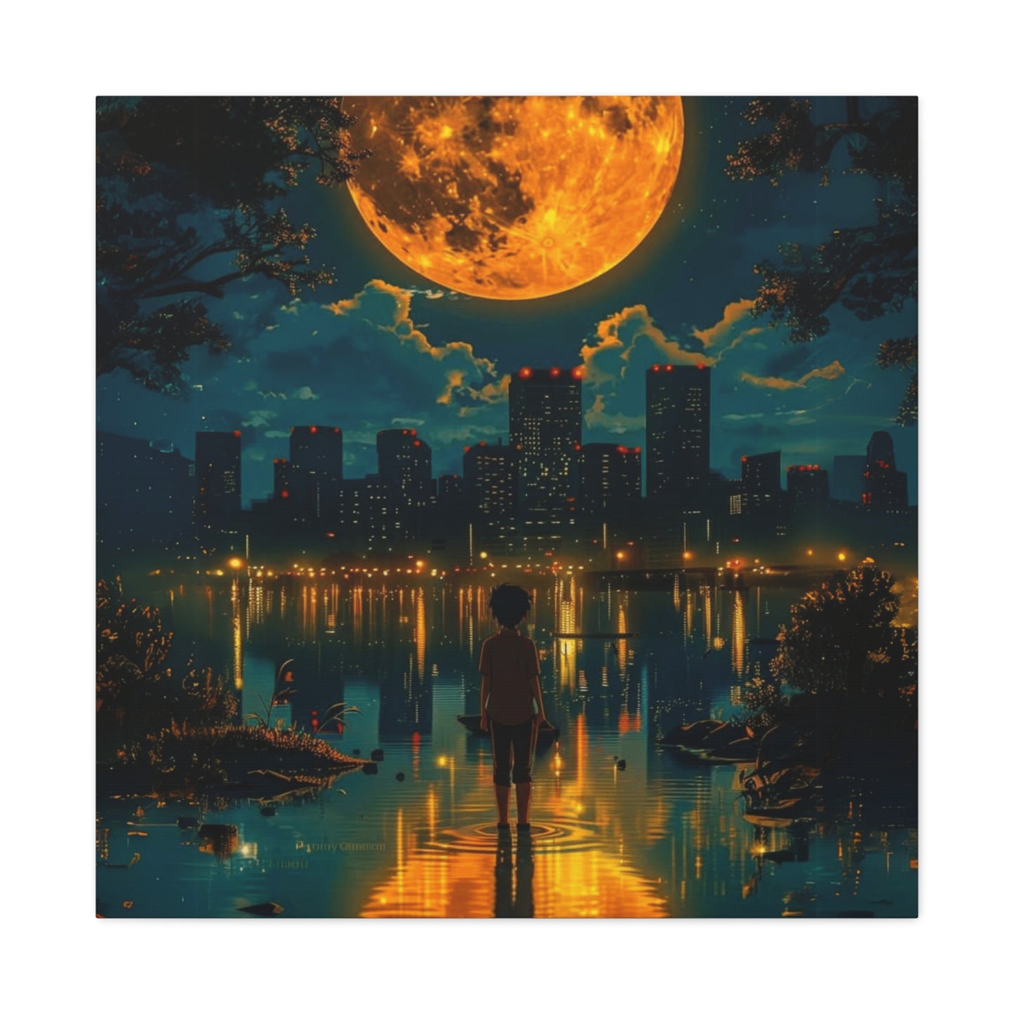 Because words have the power to move you let them live on your wall, Unique Nightscape Decoration, Perfect for Any Occasion