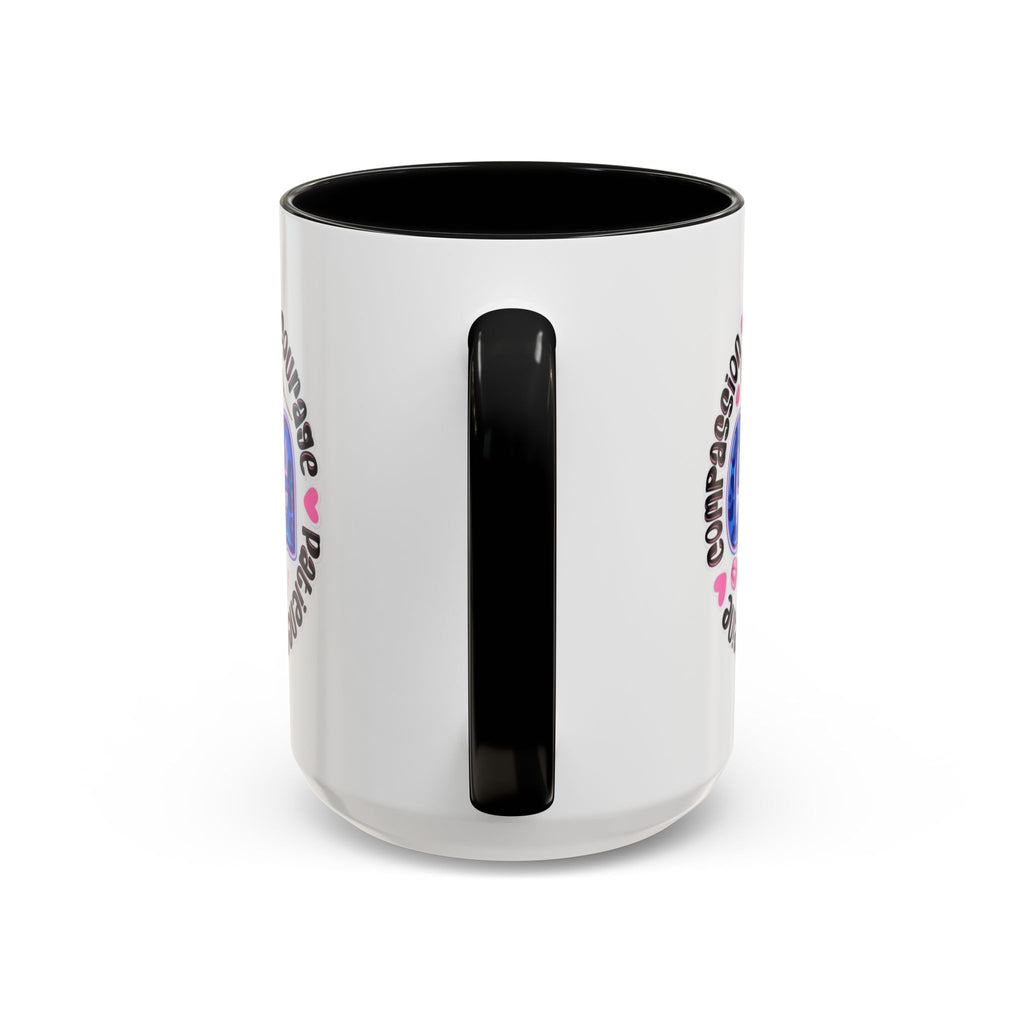 CNA Life Coffee Mug — Compassion, Courage & Patience Accent Mug (11/15oz) Medical Christmas Mug
