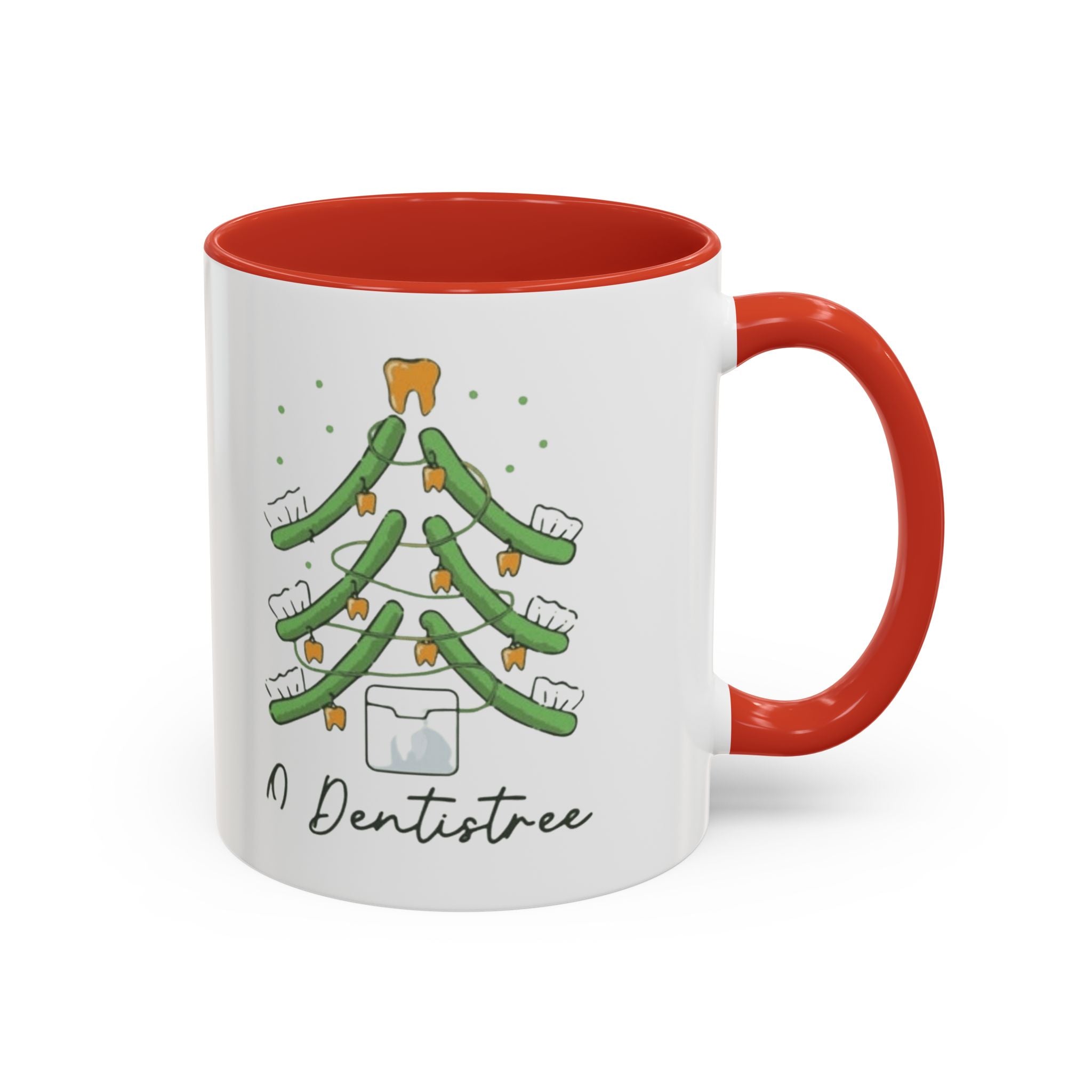 Dentist Christmas Mug - 'A Dentistree' Holiday Coffee Cup (11/15oz)