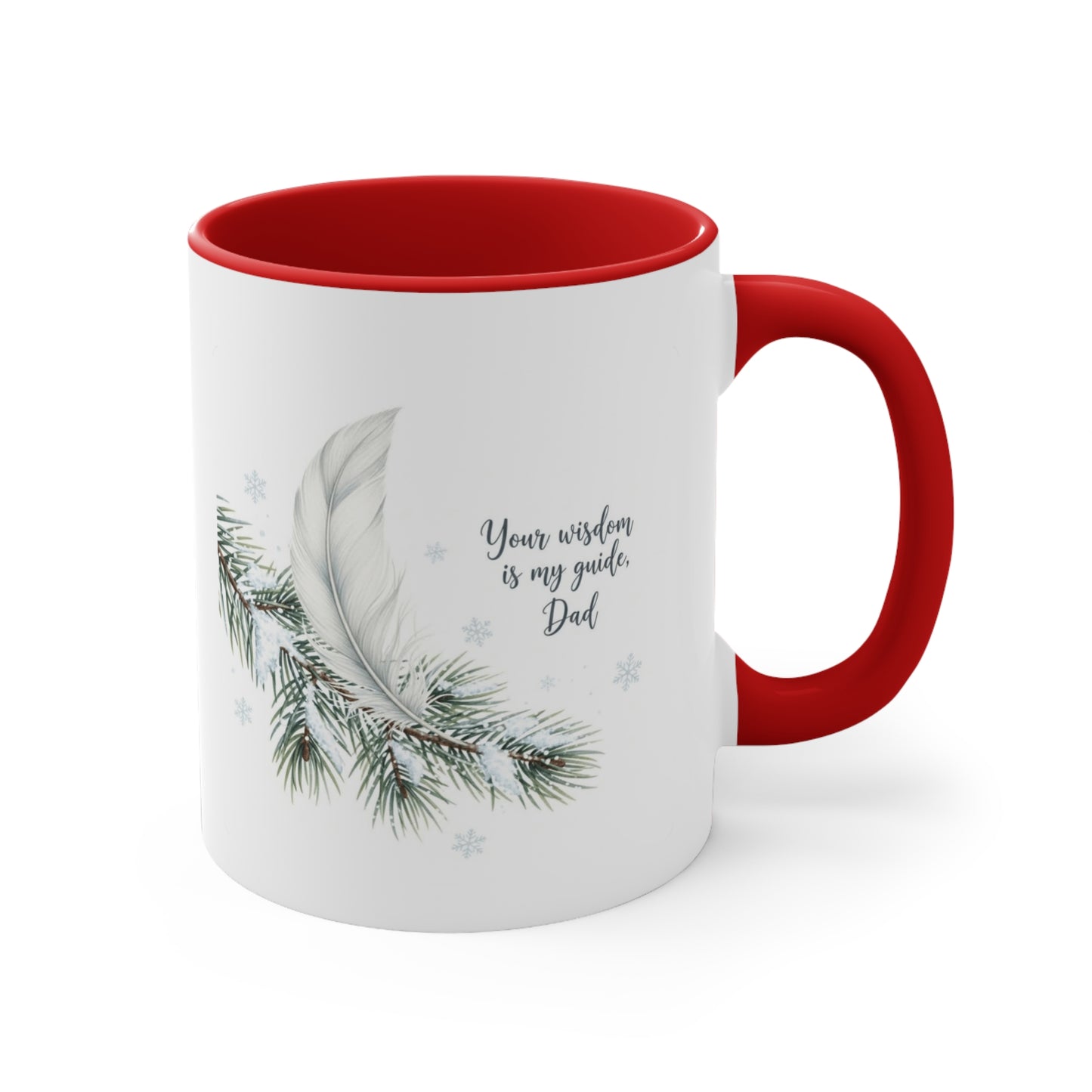 Holiday Mugs Christmas Gift Ideas Hot Cocoa & Coffee Cup Designs Inspirational Father's Day Mug with Feather Design