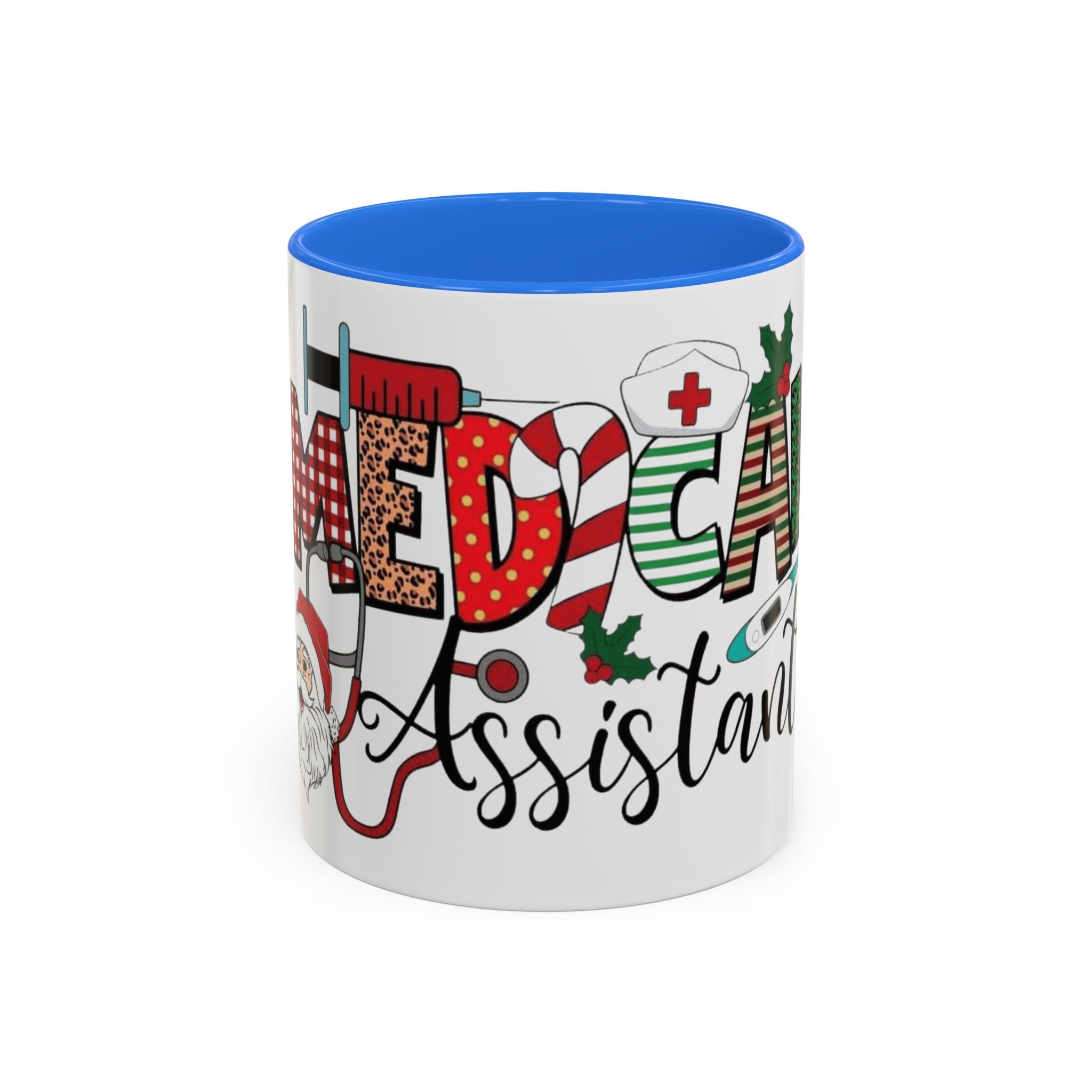 Medical Assistant Christmas Mug — Festive Colorful 11oz/15oz Coffee Cup Medical Christmas Mug