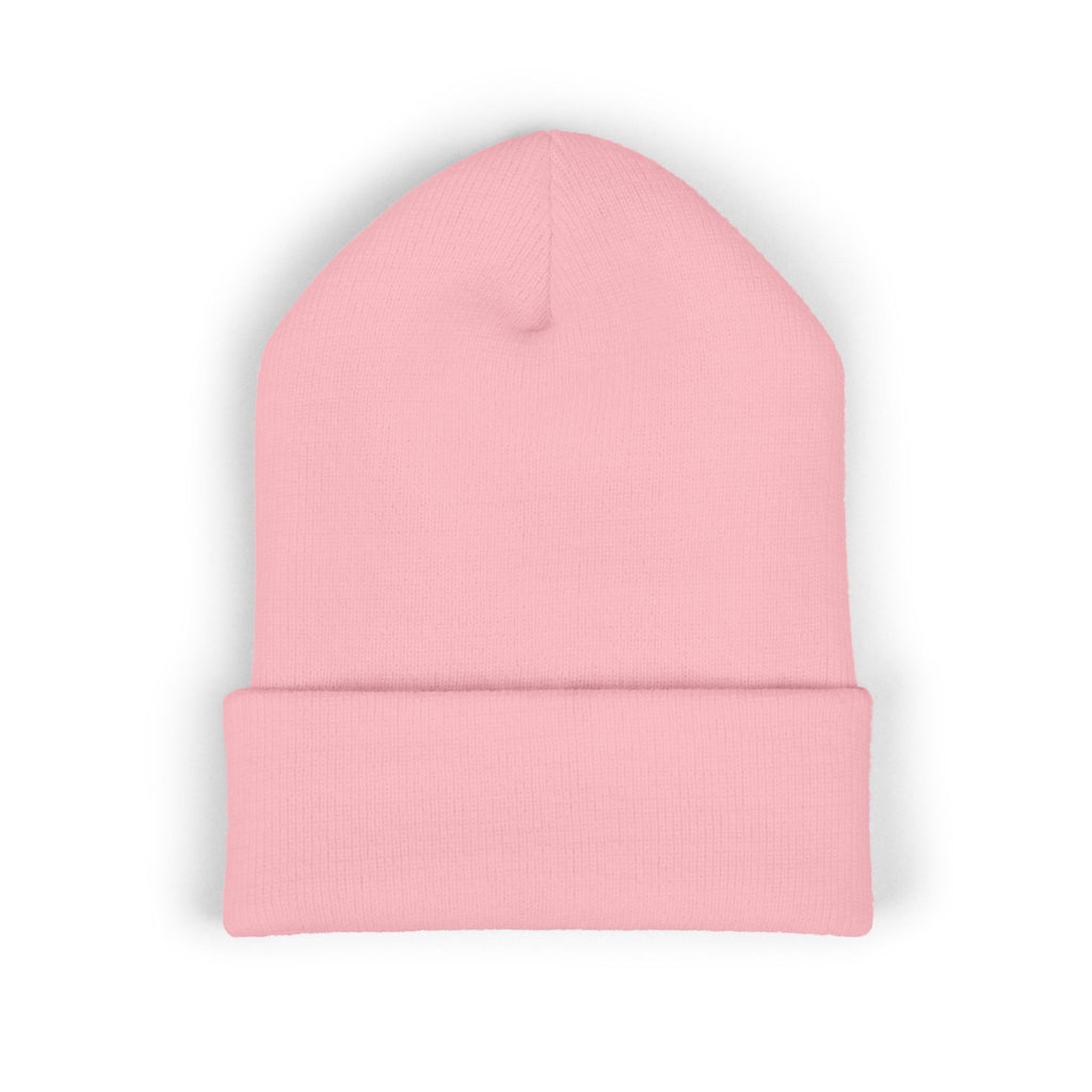 Embroidered 'Holi' Symbol Knit Hat Puerto Rico Beanie Hat – Boricua Pride Cuffed Winter Hat
