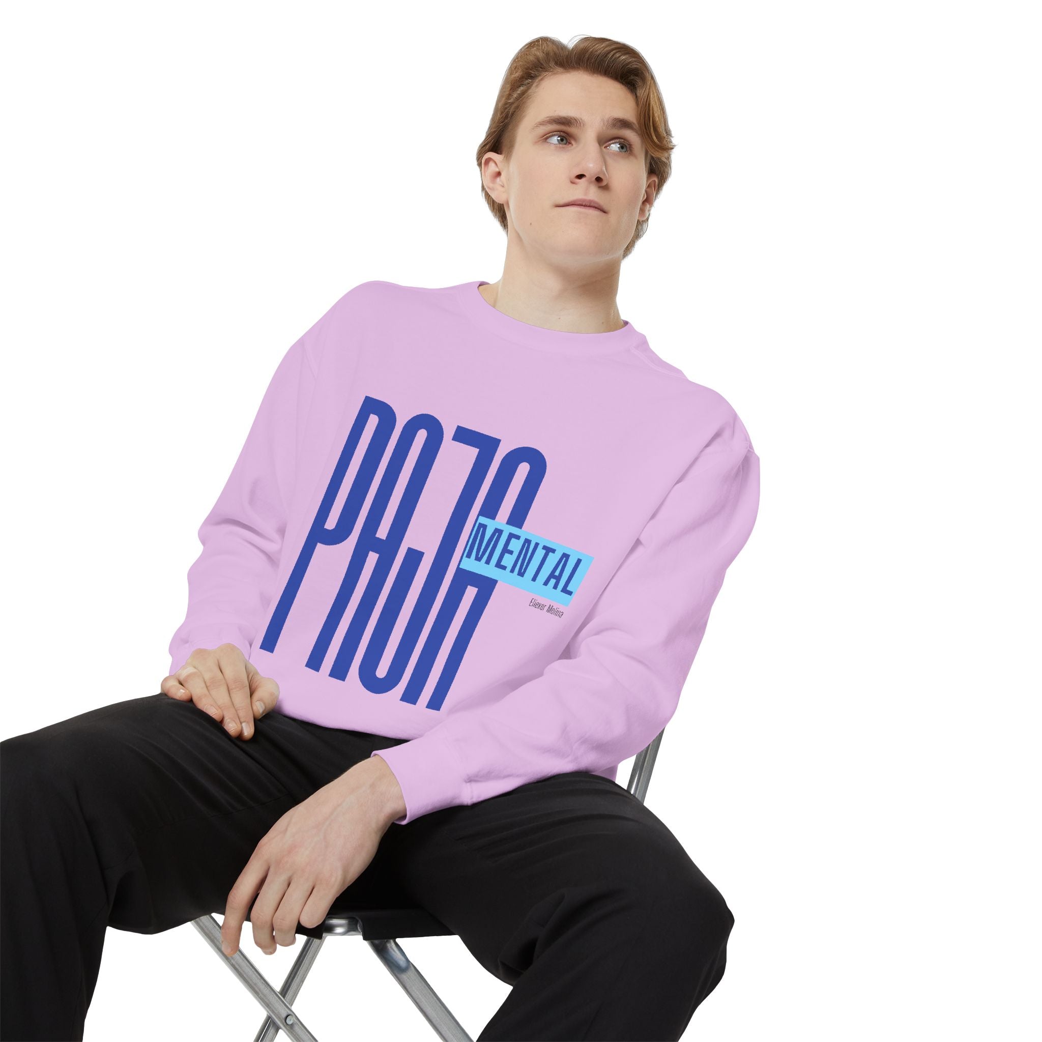 Mental Pazn Sweatshirt "Suerten Ya Esa" Spanish Graphic Crewneck