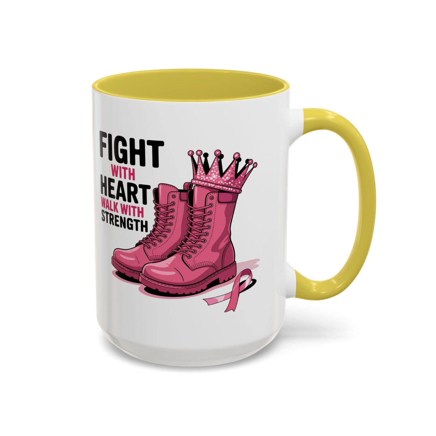 You Beat It! Cancer Survivor Mug | Motivational Gift for Her or Him | Warrior Mug