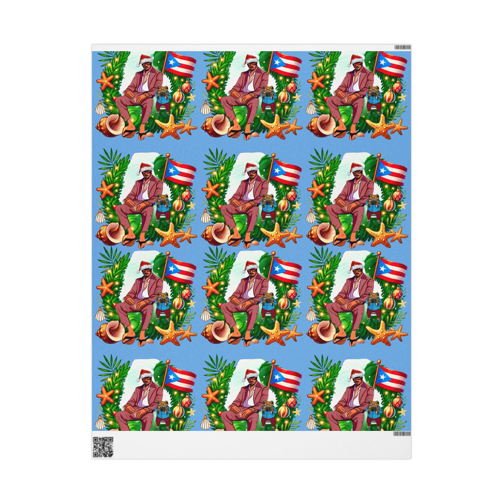 Puerto Rico Wrapping Paper – Cultural Gift Wrap | Boricua Heritage Design | Holiday & Celebration Gift Packaging