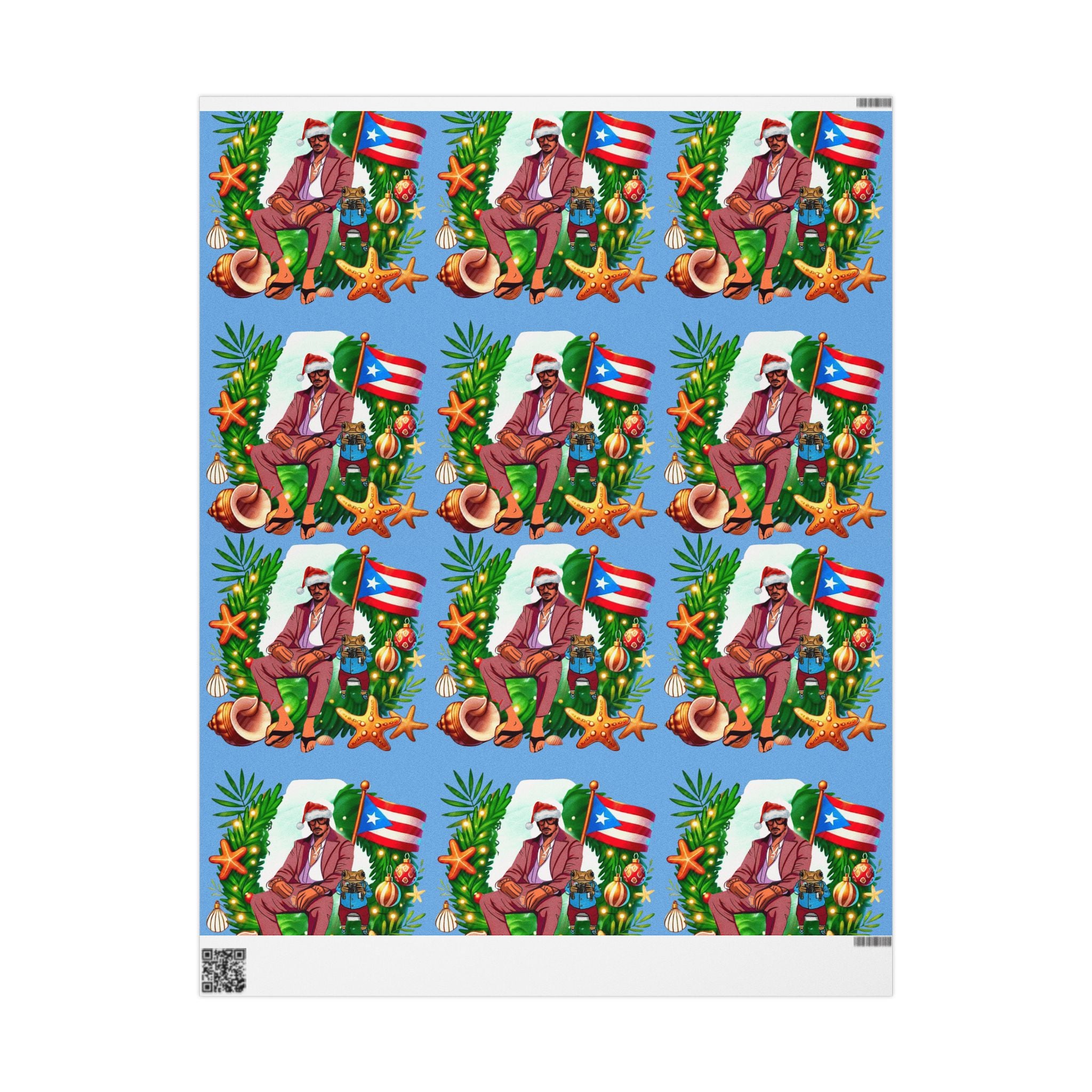 Puerto Rico Wrapping Paper – Cultural Gift Wrap | Boricua Heritage Design | Holiday & Celebration Gift Packaging