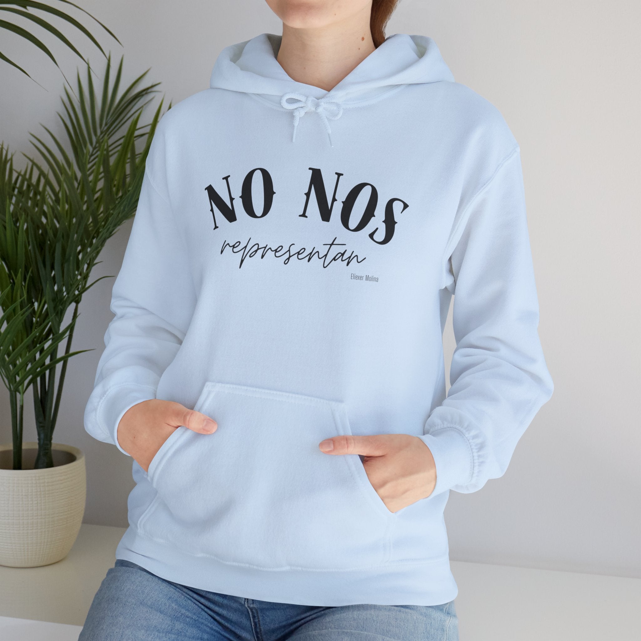 Puerto Rican Pride Hoodie  “No Nos representan” Front & Puñeta Flag Back