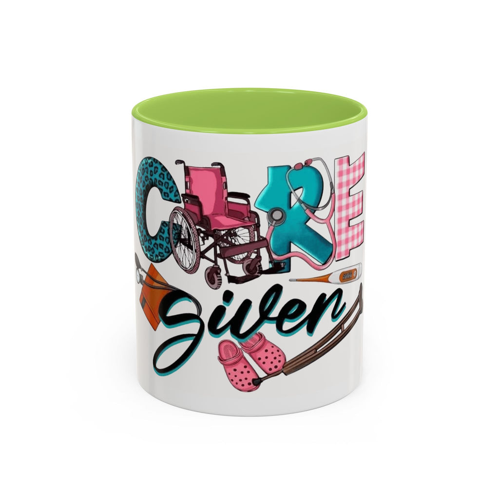 Nurse Given Accent Coffee Mug — Caregiver & Medical Equipment Design Christmas mug for all healthcare heroes