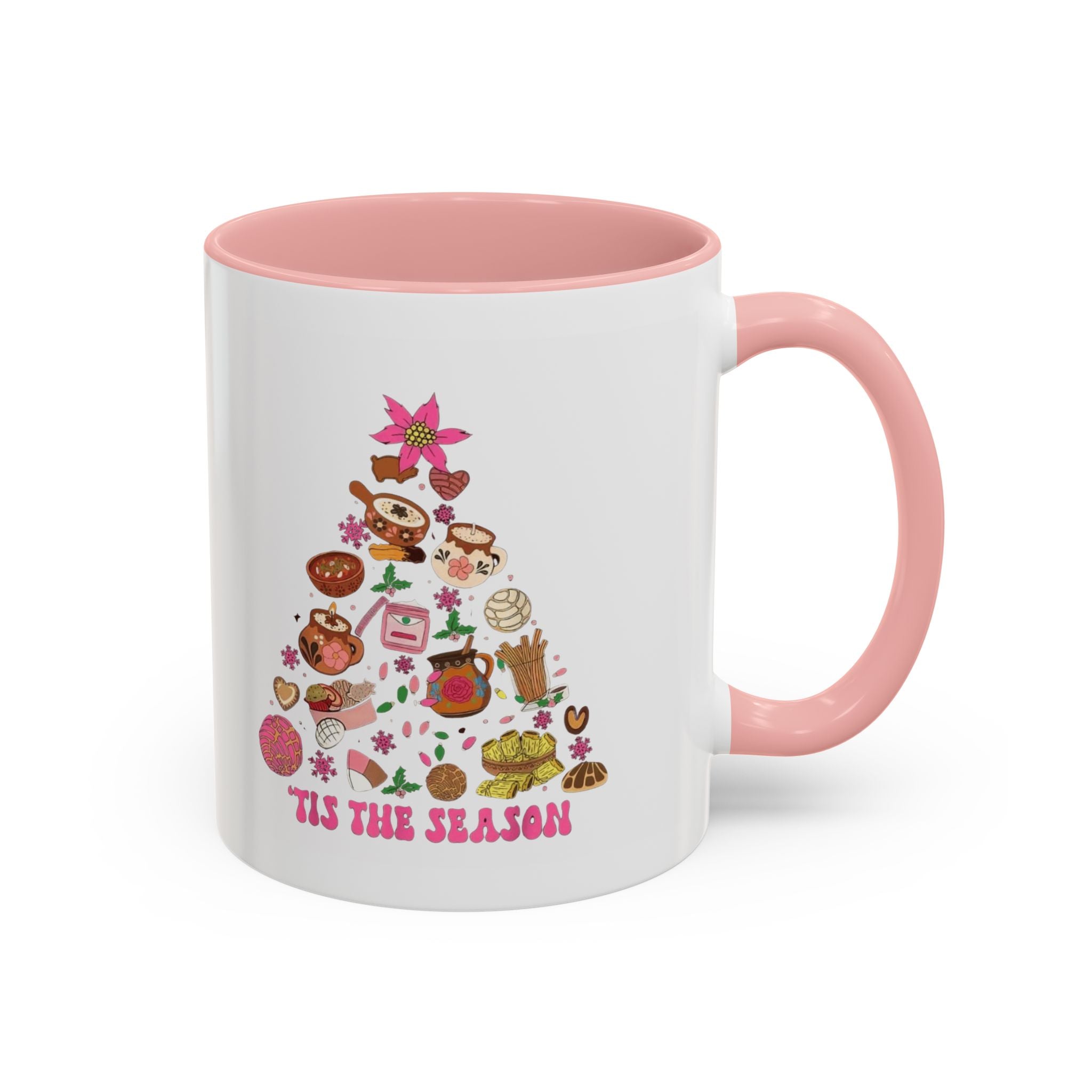 Coffee Mug - 'Tis the Season' Holiday Cookie Tree Accent Mug (11/15oz)