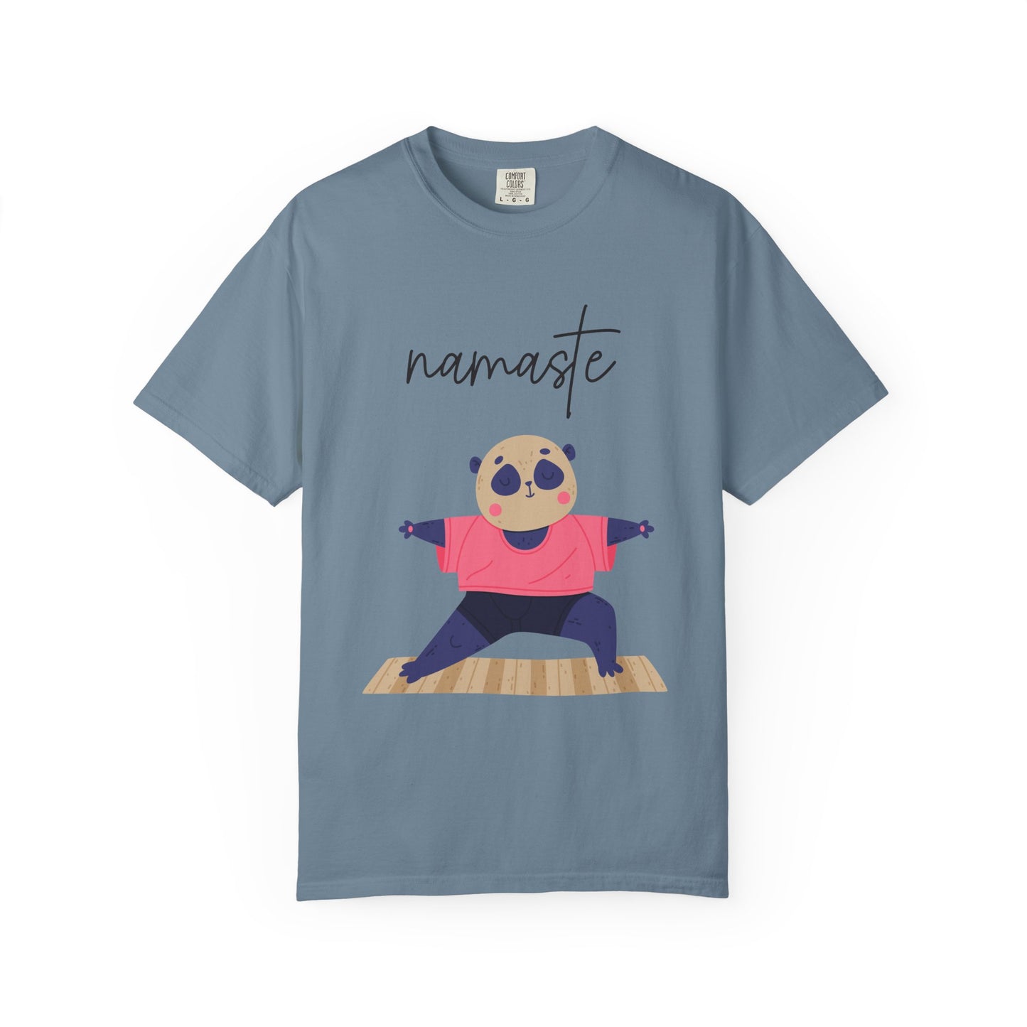 ✨ Let your outfit reflect your inner peace. Namaste Panda Unisex T-shirt, Yoga Shirt, Cute Animal Tee, Meditation Gift, Relaxation Wear, Gifts for Yogis