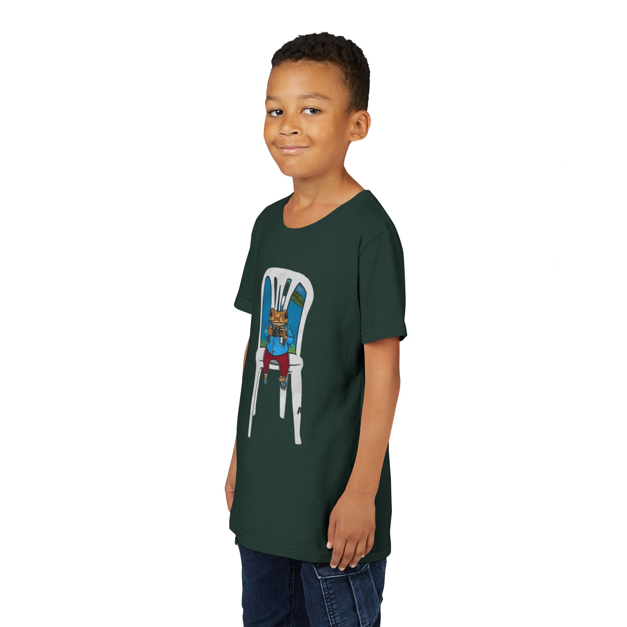 Kids Concho on a High Chair T-Shirt Cute Baby Rabbit Feeding Tee kids PUERTO RICO CHRISTMAS T-SHIRT
