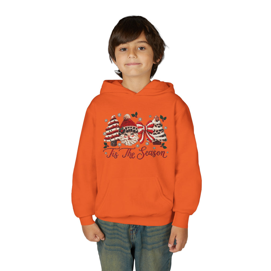 Youth Hoodie  Grinch Christmas Scene with 'Maybe Christmas' Quote