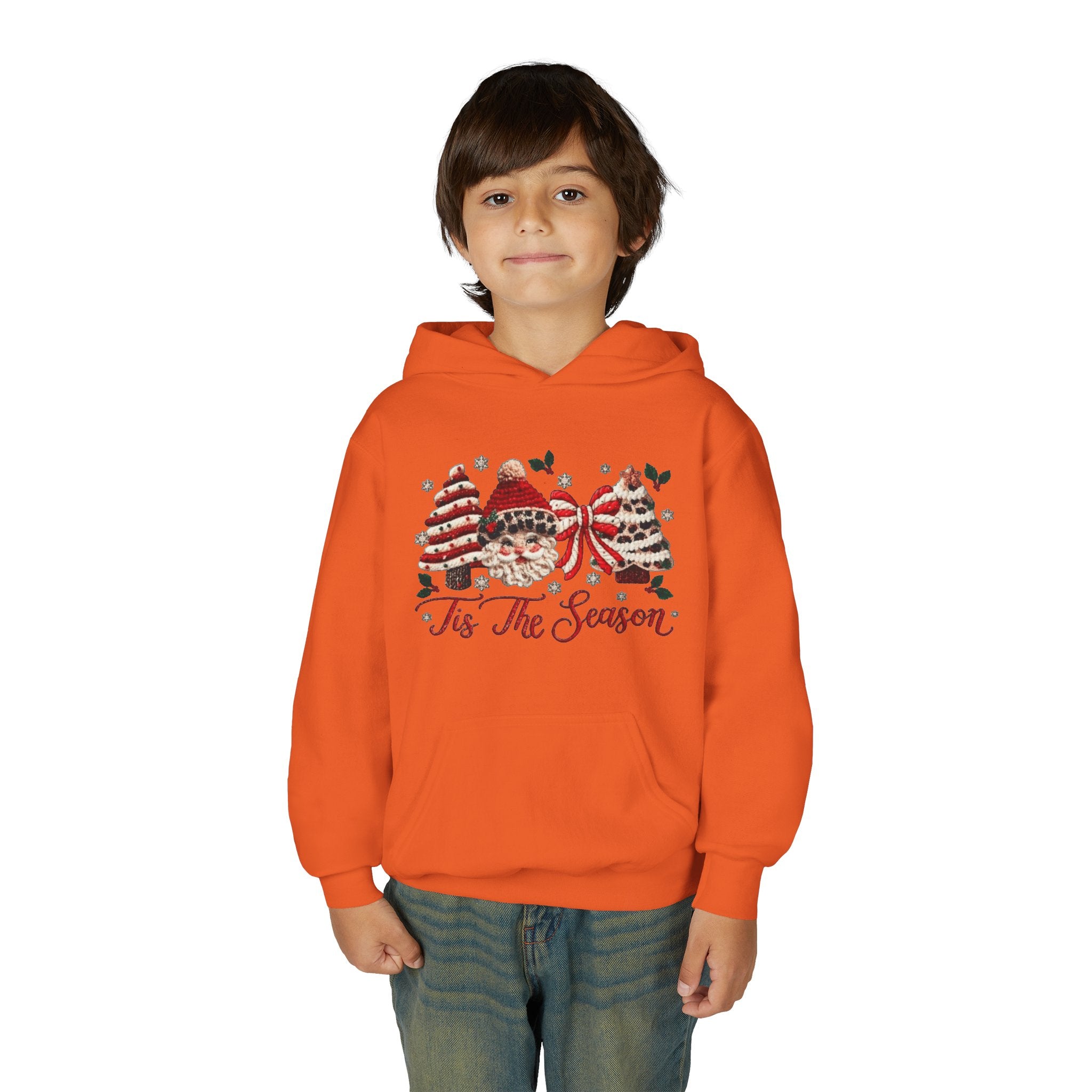 Youth Hoodie  Grinch Christmas Scene with 'Maybe Christmas' Quote