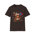 Puerto Rico Frog Holiday T-Shirt  Cute Coquí with Flag Heart (Christmas) Puerto Rico Navidades
