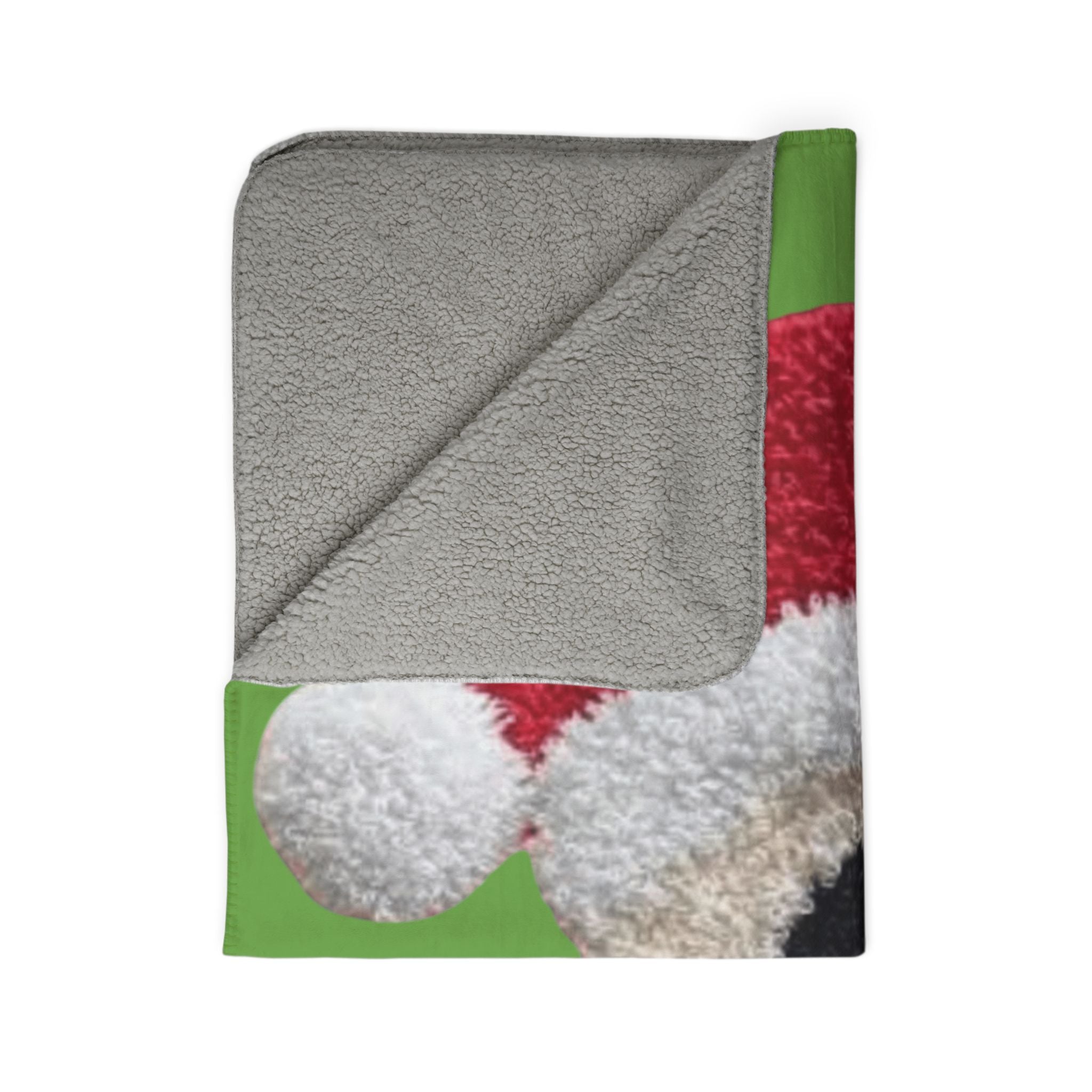 Magical Christmas Cartoon Blanket Christmas Skull Sherpa Blanket  Santa Hat Jack Skellington Holiday Throw