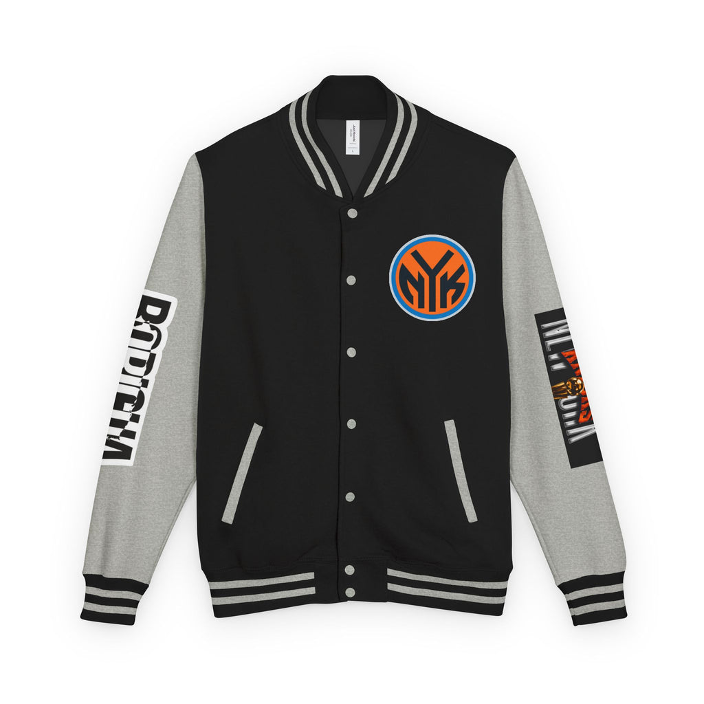 Basketball-Inspired Letterman Jacket — Men's Retro Varsity Sports Jacket Jose AlvarTribute Varsity Jacket