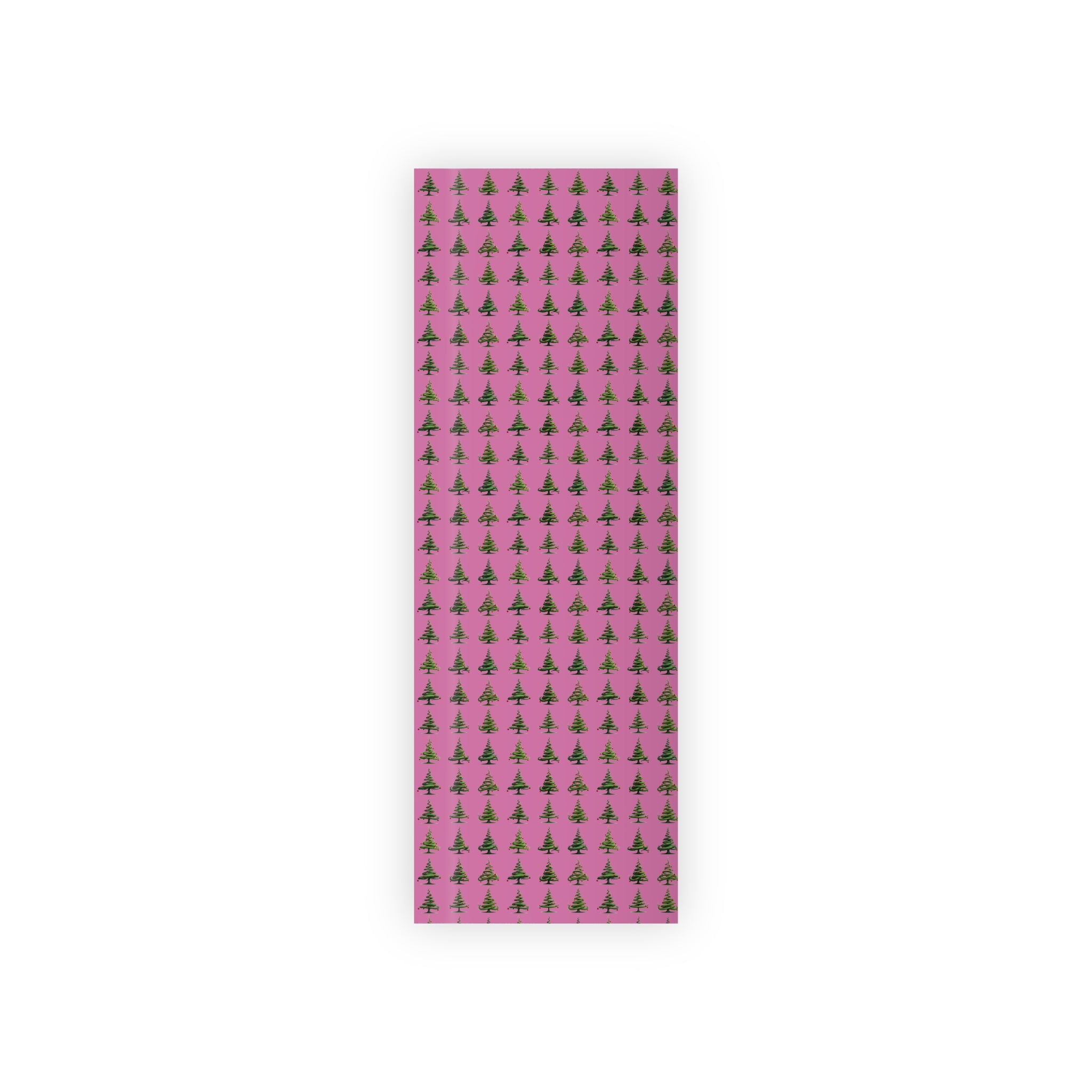 Christmas Tree Gift Wrapping Paper Roll - Festive, Colorful Design for Holiday Gift Wrapping