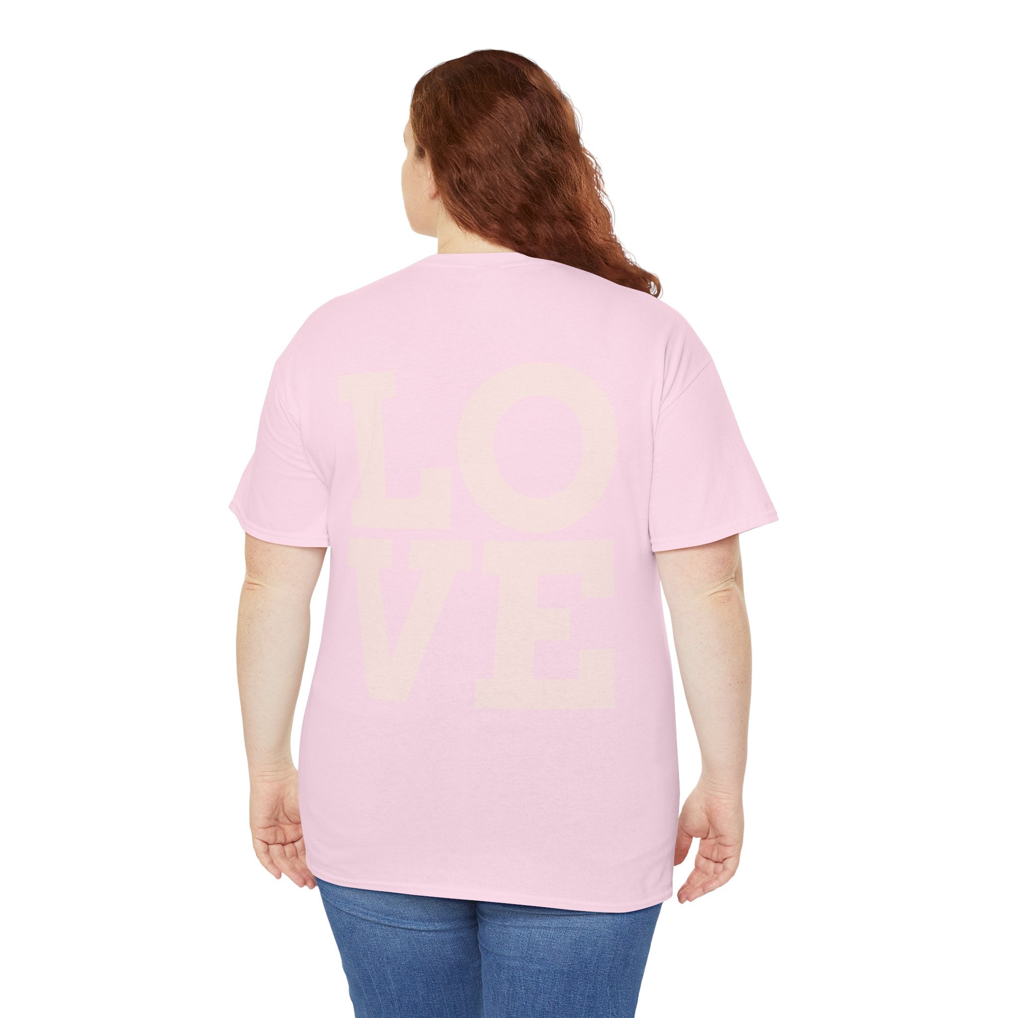 Pink Heart Cherries Tee  LOVE Graphic Valentine T-Shirt