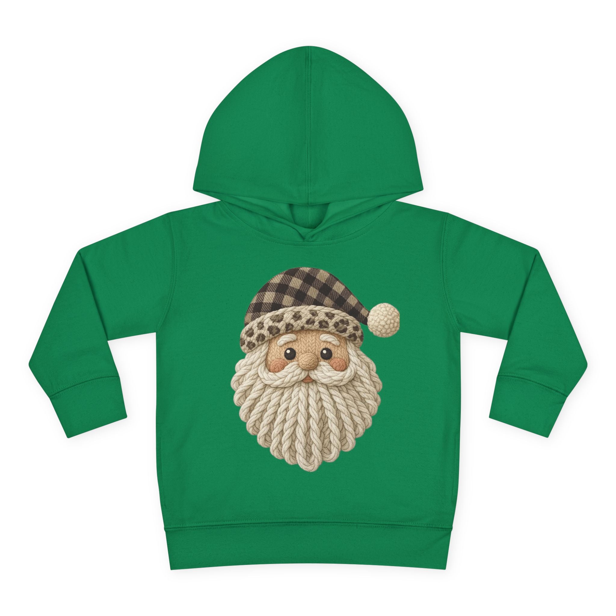 Toddler Hoodie  Cozy Plaid Santa Gnome Pullover