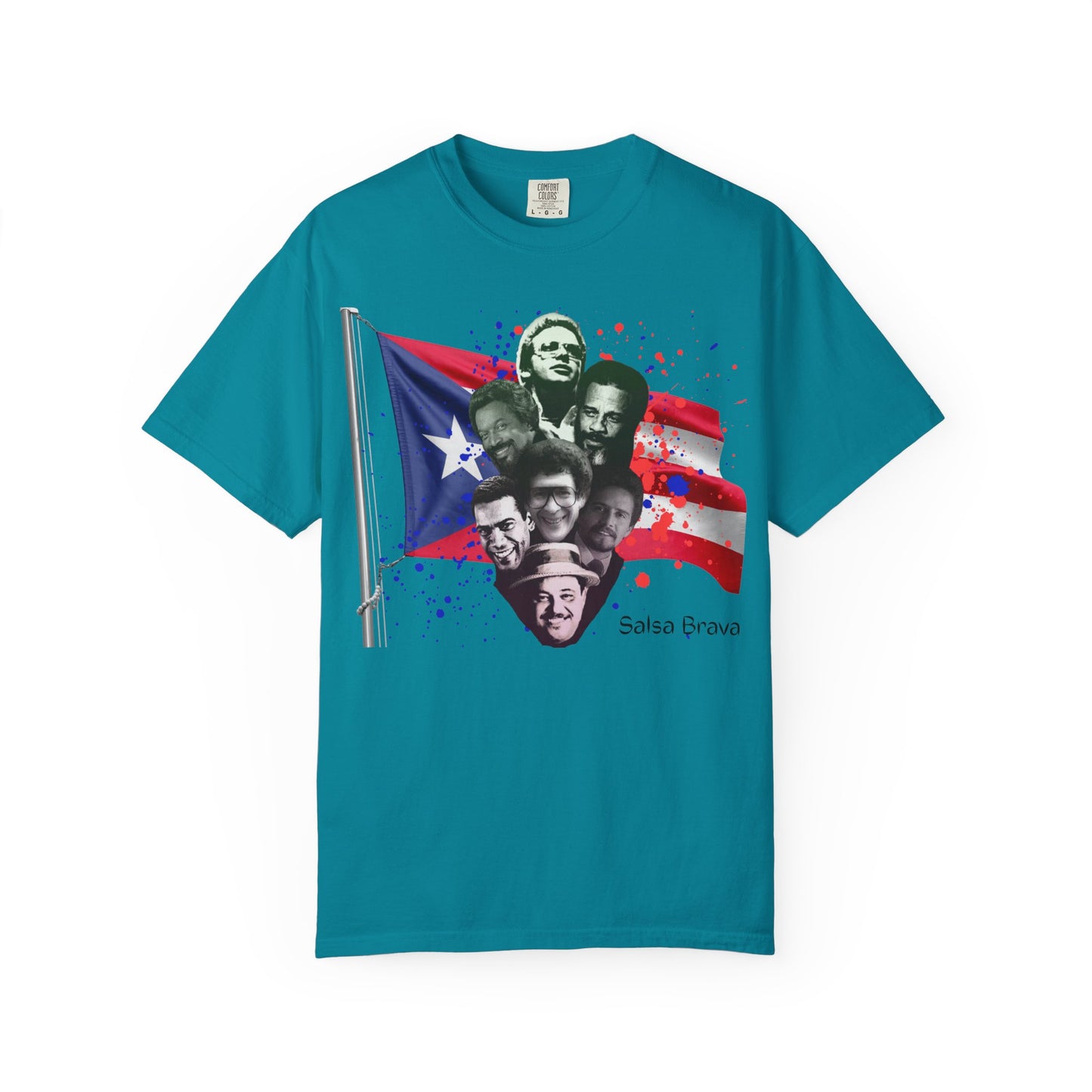 Salsa Brava T-Shirt, Vibrant Puerto Rican Pride Shirt, Gift for Salsa Lovers, Unisex Festival Tee, Caribbean Culture Apparel