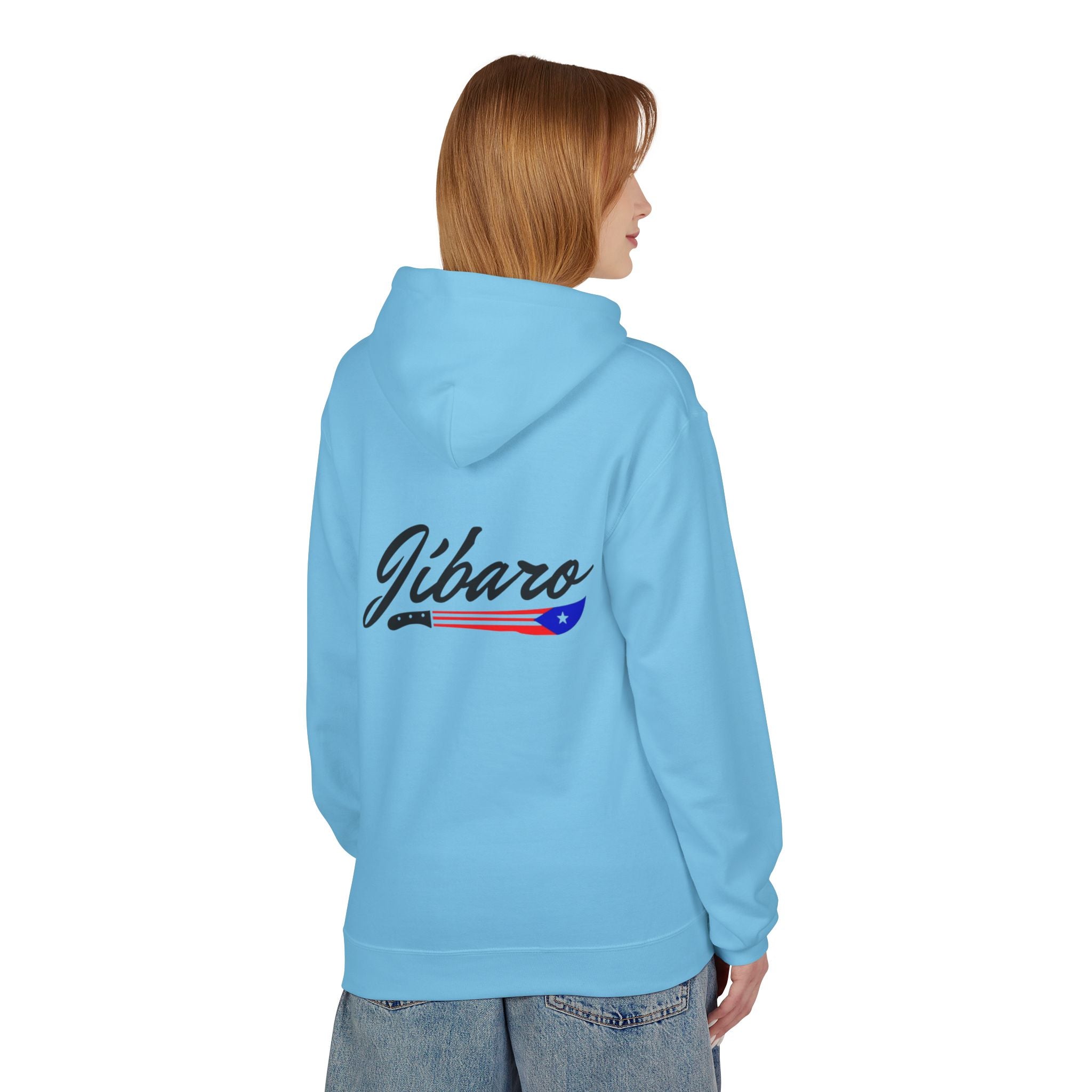 Gíbaro Hoodie  Puerto Rican Pride Pullover with Flag Machete Design