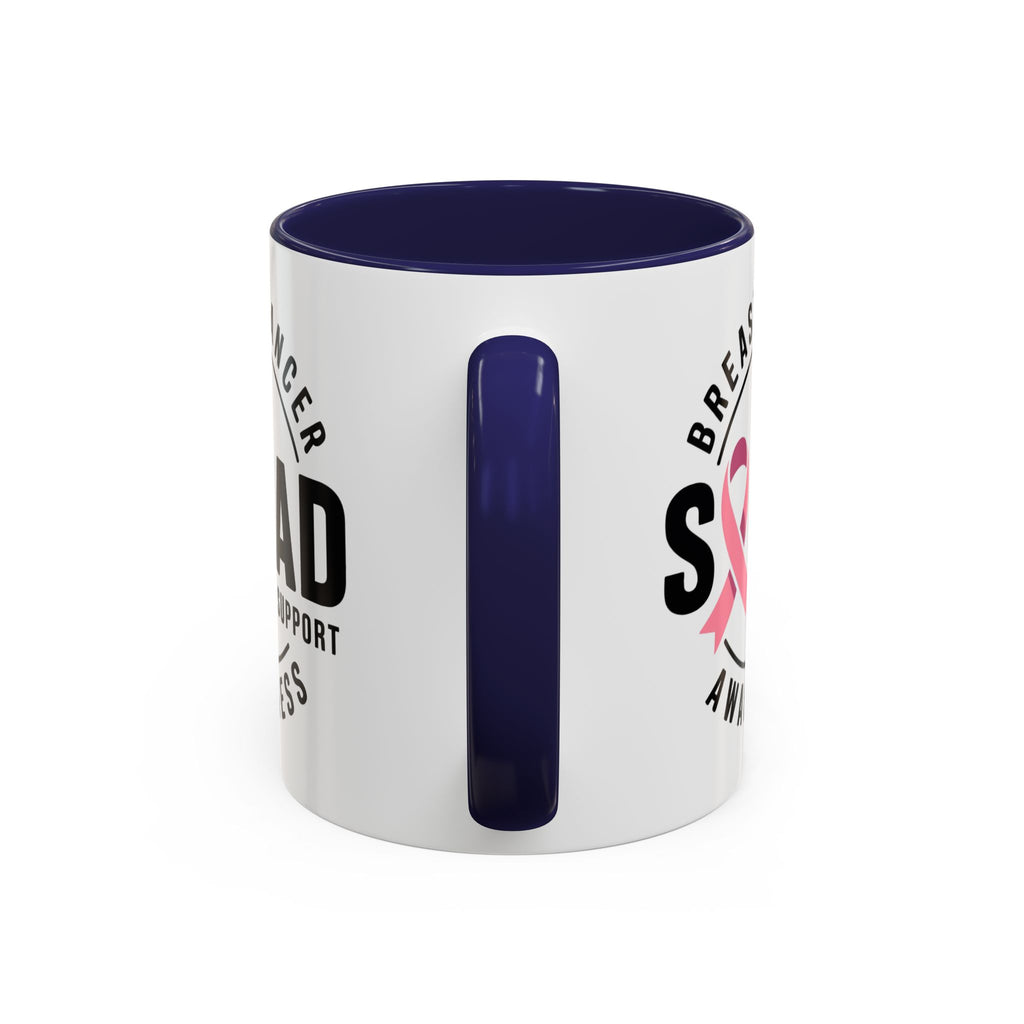 Breast Cancer Awareness Coffee Mug - Support Your Squad