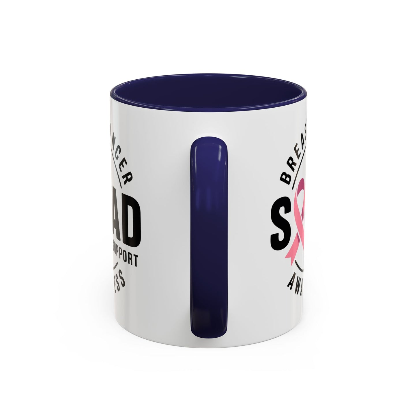 Breast Cancer Awareness Coffee Mug - Support Your Squad