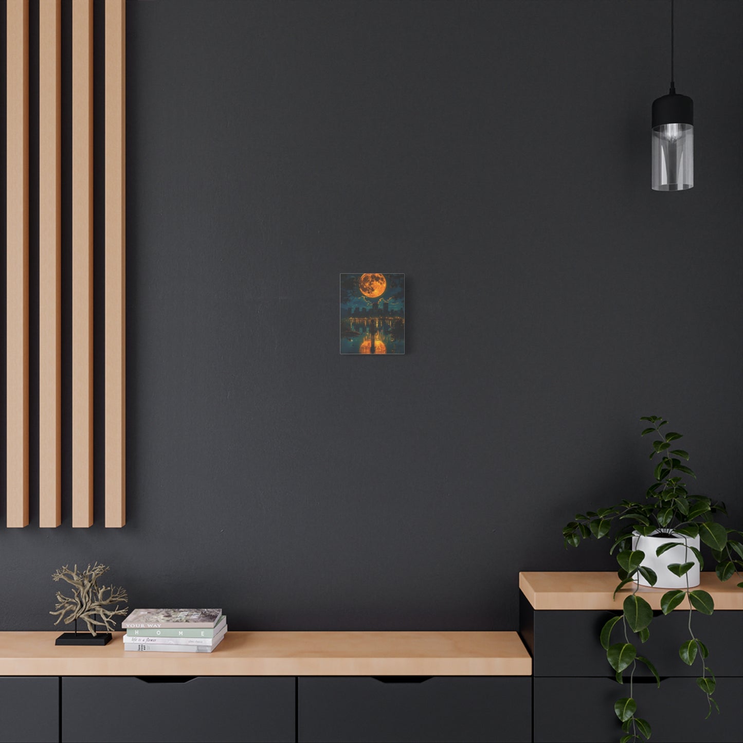 Because words have the power to move you let them live on your wall, Unique Nightscape Decoration, Perfect for Any Occasion