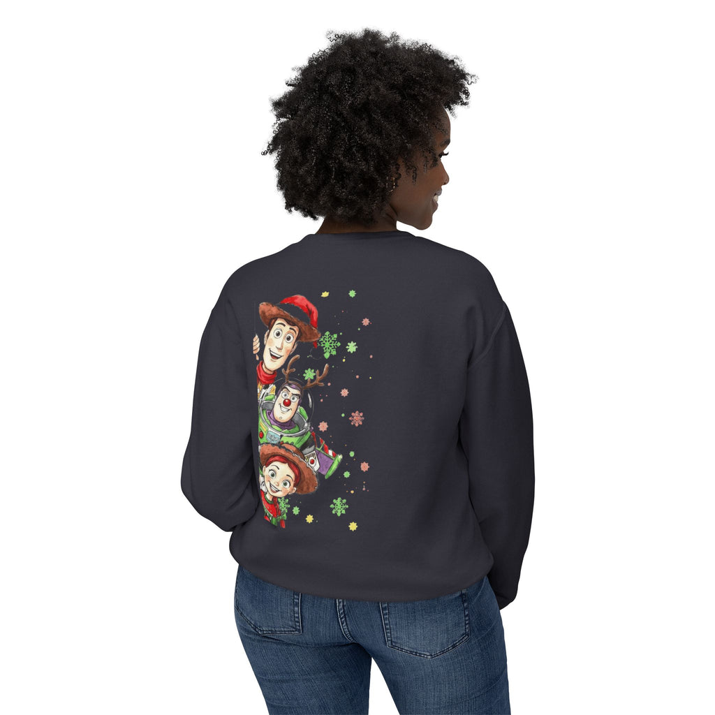 Christmas Toy Cowboy Crewneck Sweatshirt  Festive Woody & Friends Holiday Sweatshirt Cartoon Christmas T-shirts and Sweaters