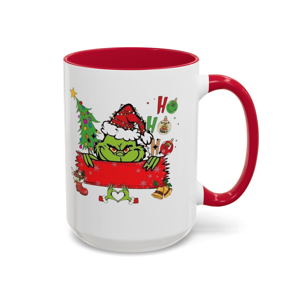 Christmas Grinch Mug (11oz & 15oz)  Funny Holiday Coffee Cup with Grinch Illustration Christmas Mugs Collection!
