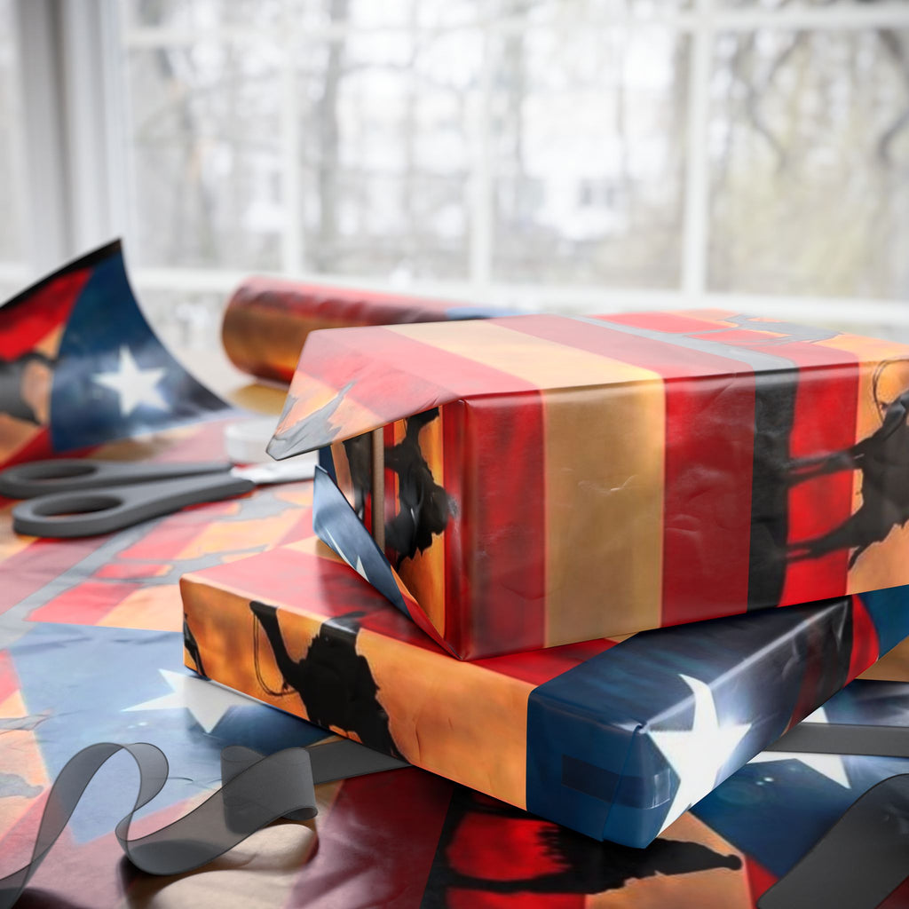 Navidad en Puerto Rico Wrapping Paper – Festive Boricua Holiday Gift Wrap 🇵🇷🎄