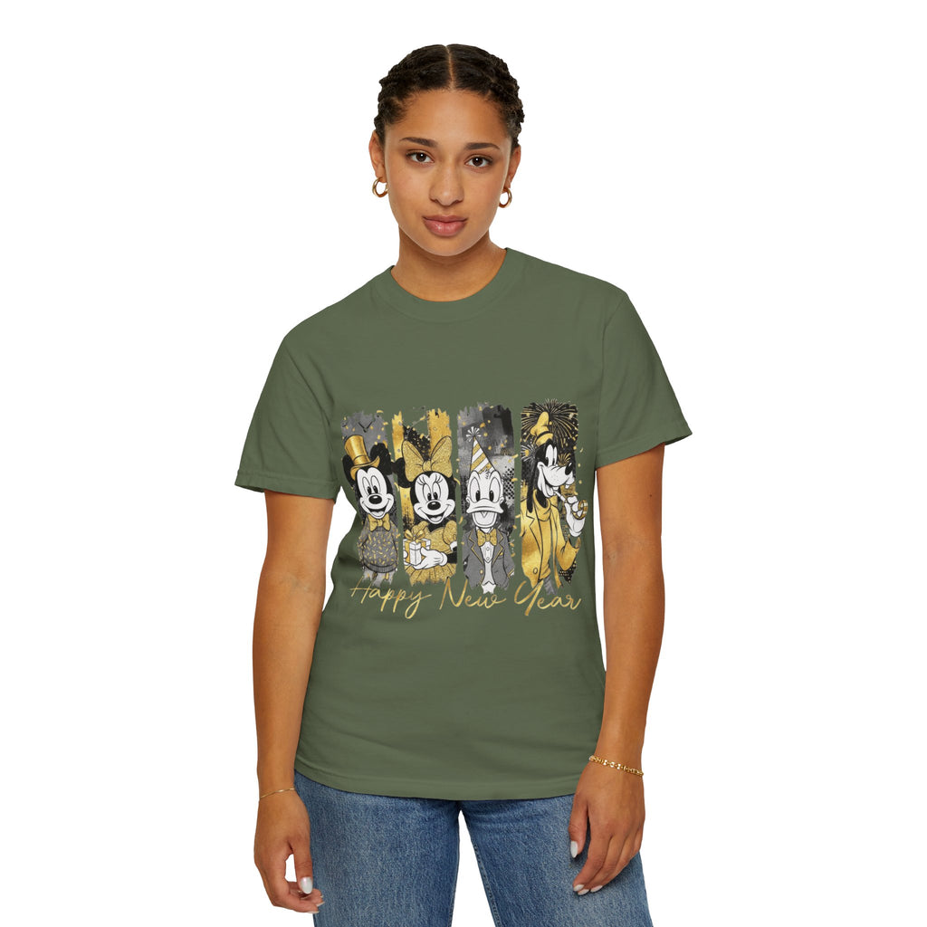 New Year Mickey & Friends T-Shirt  'Happy New Year' Graphic Tee