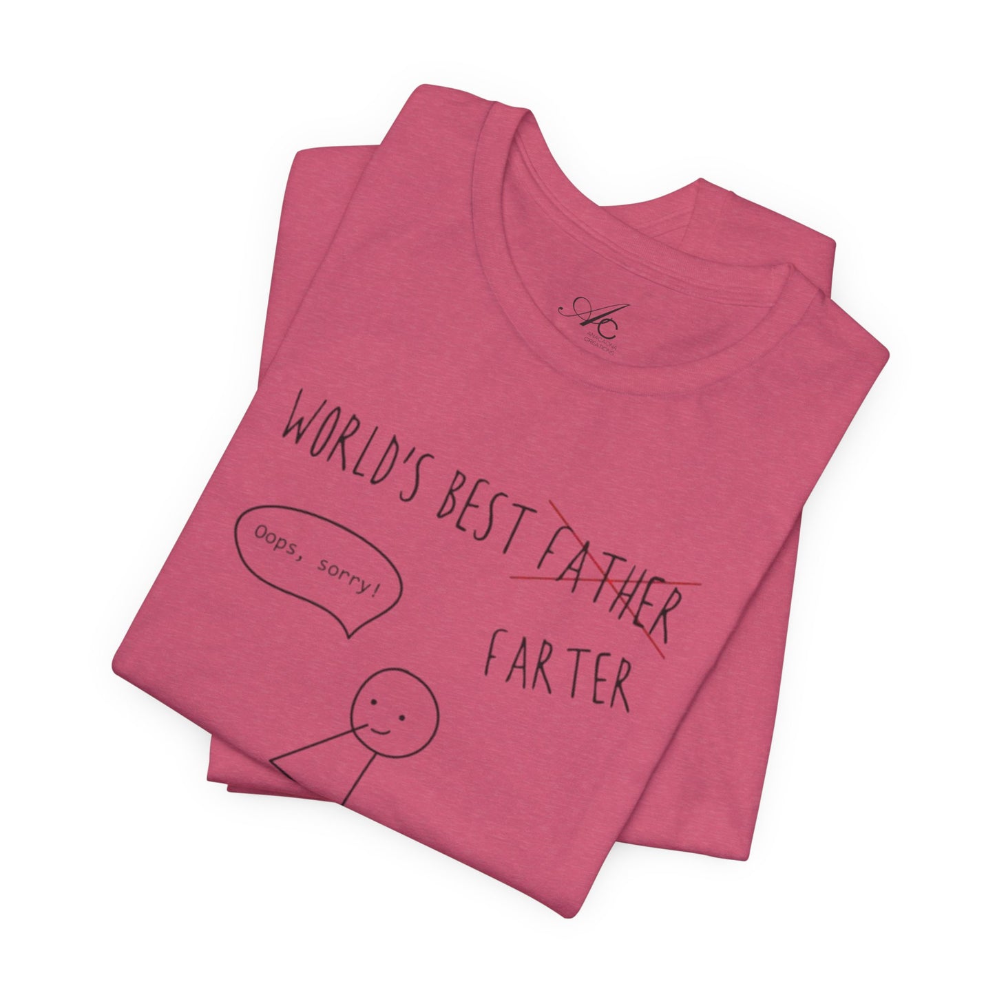 Funny Unisex T-Shirt for Dad, World's Best Farter Tee, Best Dad Ever Shirt, Gift for Father's Day, Dad Humor Apparel