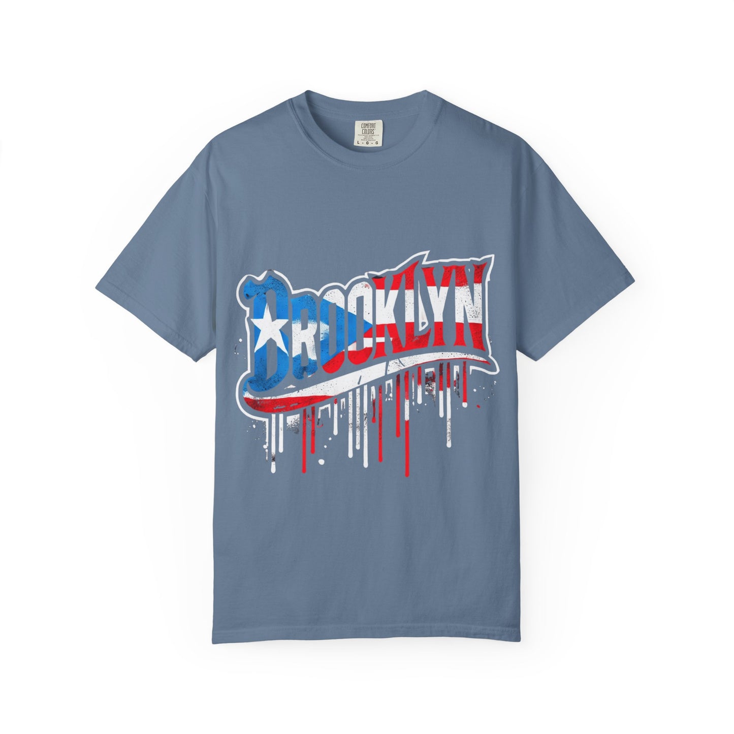 New York Meets Puerto Rico Brooklyn Style Unisex T-Shirt,  Streetwear Fashion