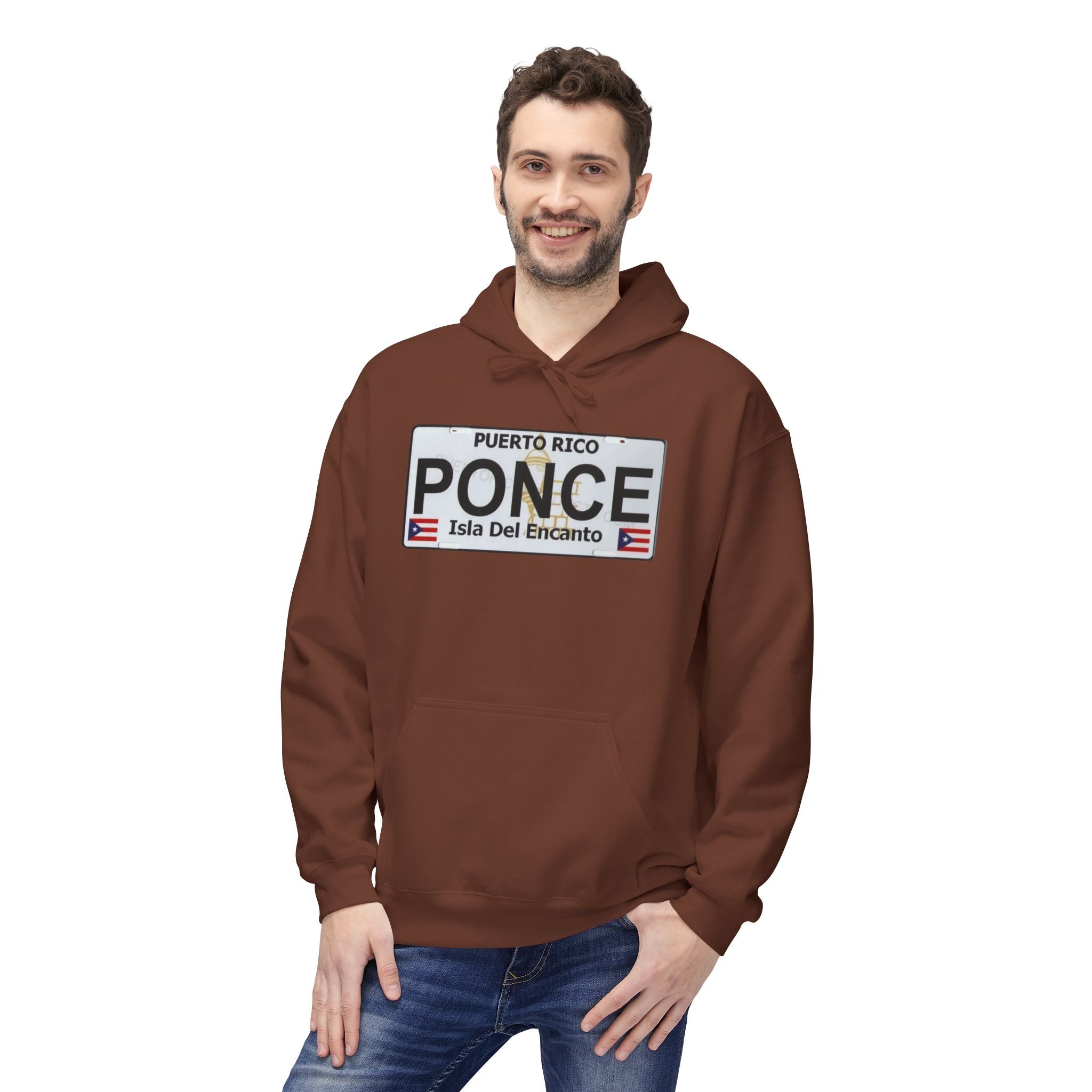 Ponce Puerto Rico License Plate Hoodie Isla Del Encanto Pullover