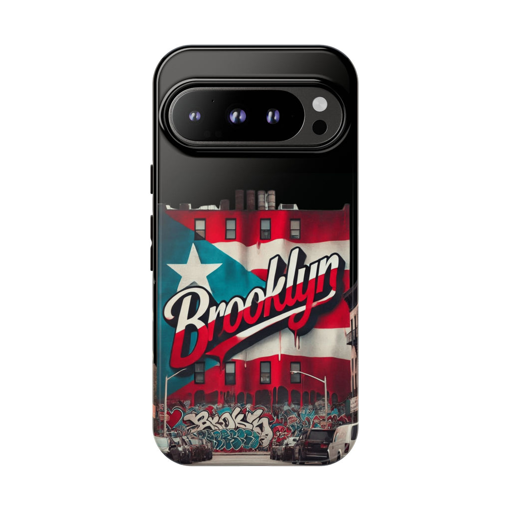 Brooklyn Street Art Phone Case  Urban Graffiti Protective Cover