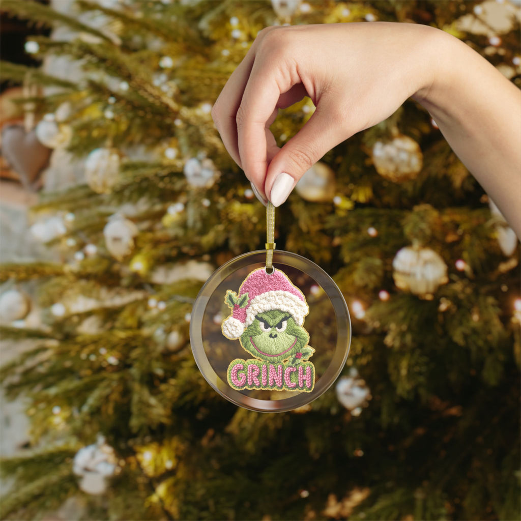 Glass Ornaments Holiday Tree Decoration Handcrafted Glass Ball Christmas Keepsake