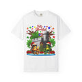 Feliz Navidad Puerto Rico T-Shirt  Castillo & Coquí Holiday Tee Puerto Rico Navidades