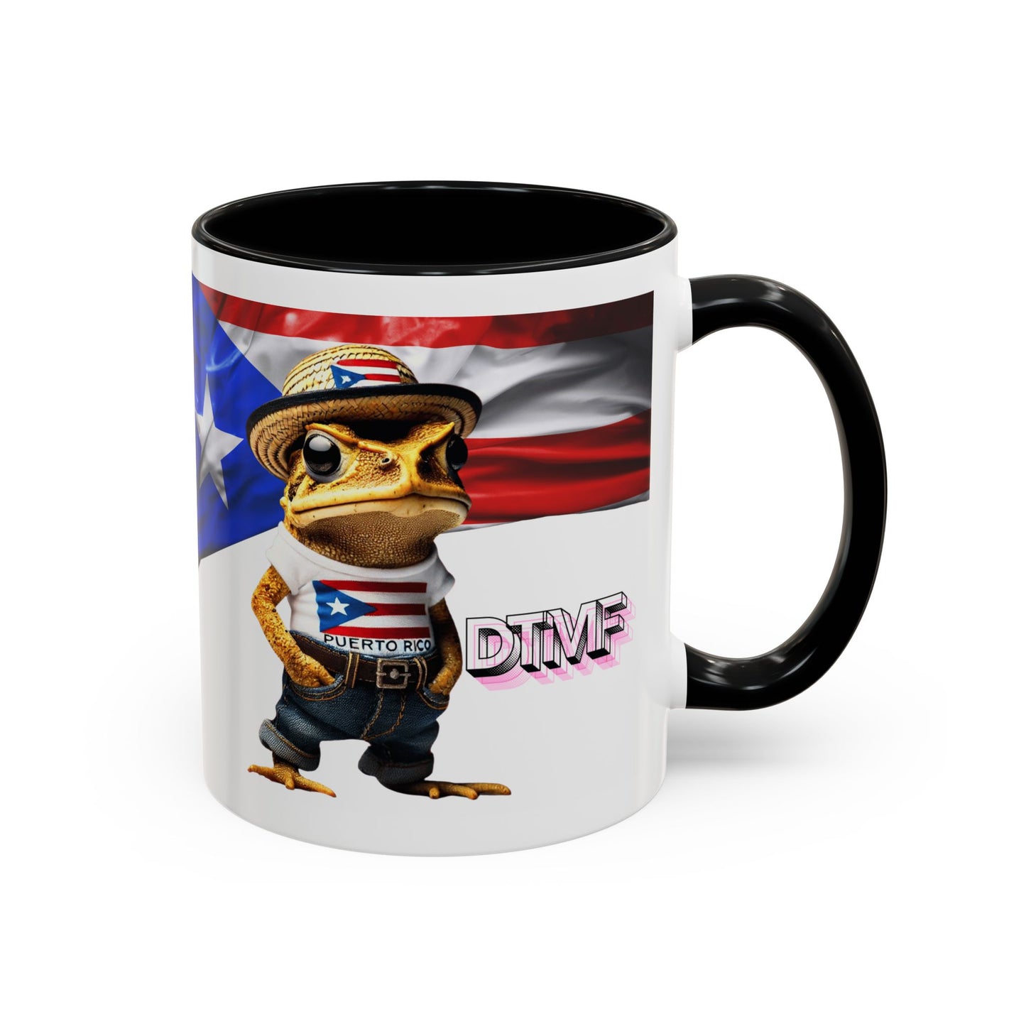 Puerto Rican Heritage Mugs with Unique Designs Accent Coffee Mug (11, 15oz)
