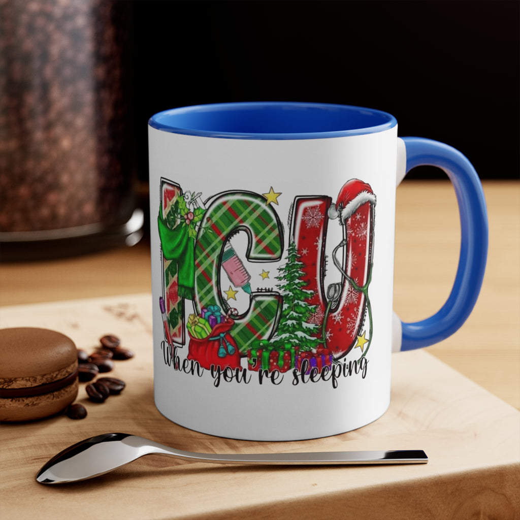 Christmas Joy Accent Mug — Festive 'JOY' Holiday Coffee Cup (11oz)Medical Christmas Mug