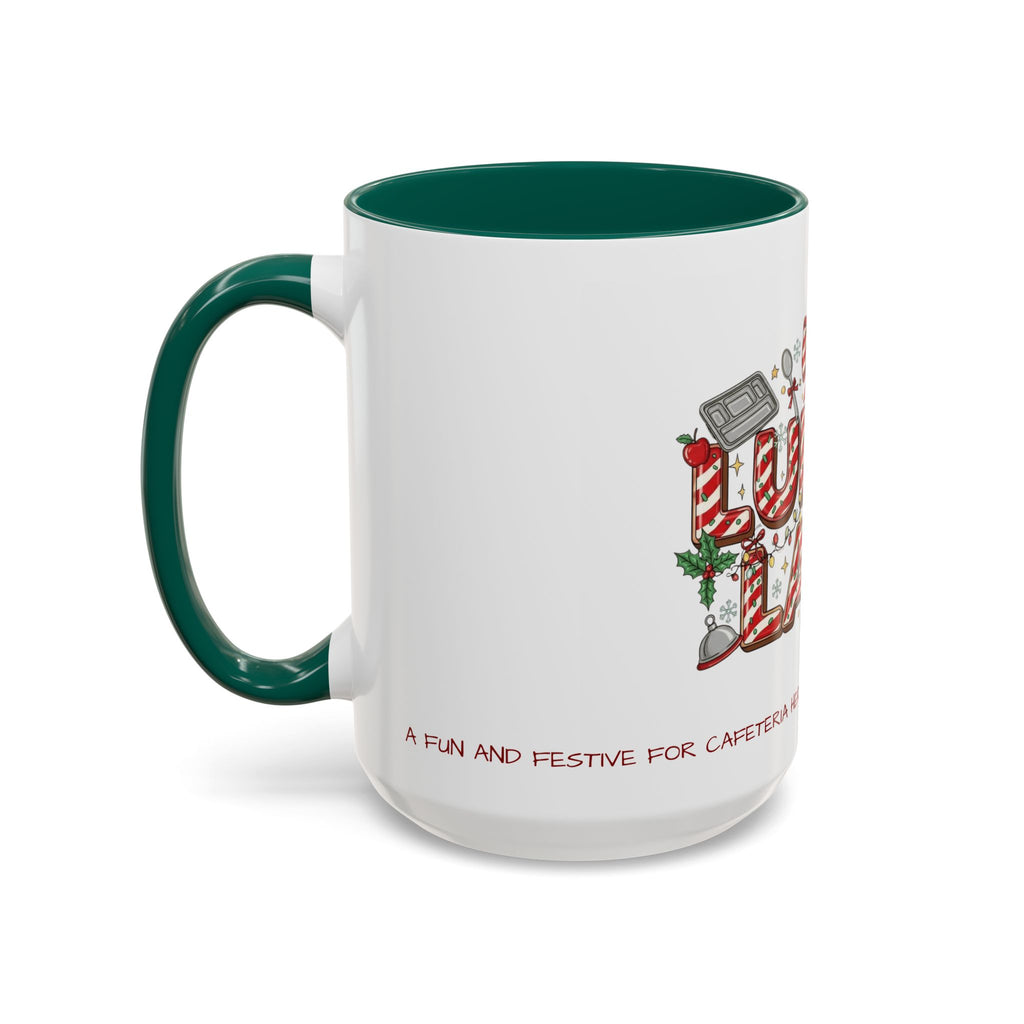 Lunch Lady Mug "Cafeteria Hero Who Feeds the Whole School With Love" | 11oz/15oz Gift  School Staff Christmas Mug Collection