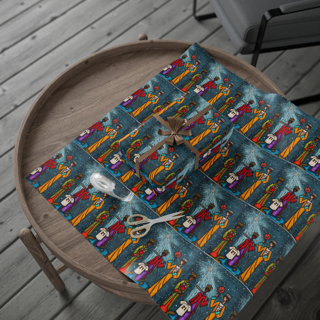 Puerto Rico Wrapping Paper – Cultural Gift Wrap | Boricua Heritage Design | Holiday & Celebration Gift Packaging