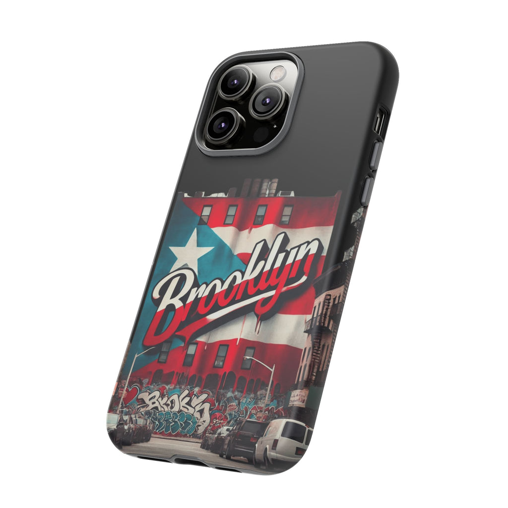 Brooklyn Street Art Phone Case  Urban Graffiti Protective Cover