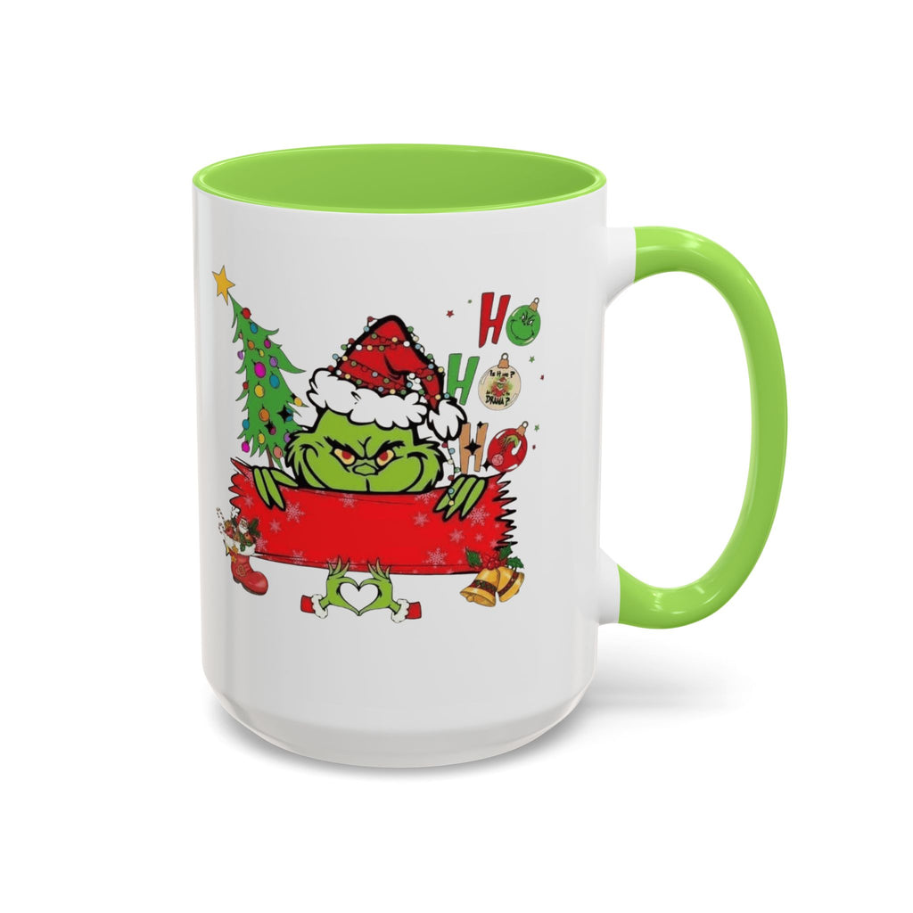 Christmas Grinch Mug (11oz & 15oz)  Funny Holiday Coffee Cup with Grinch Illustration Christmas Mugs Collection!