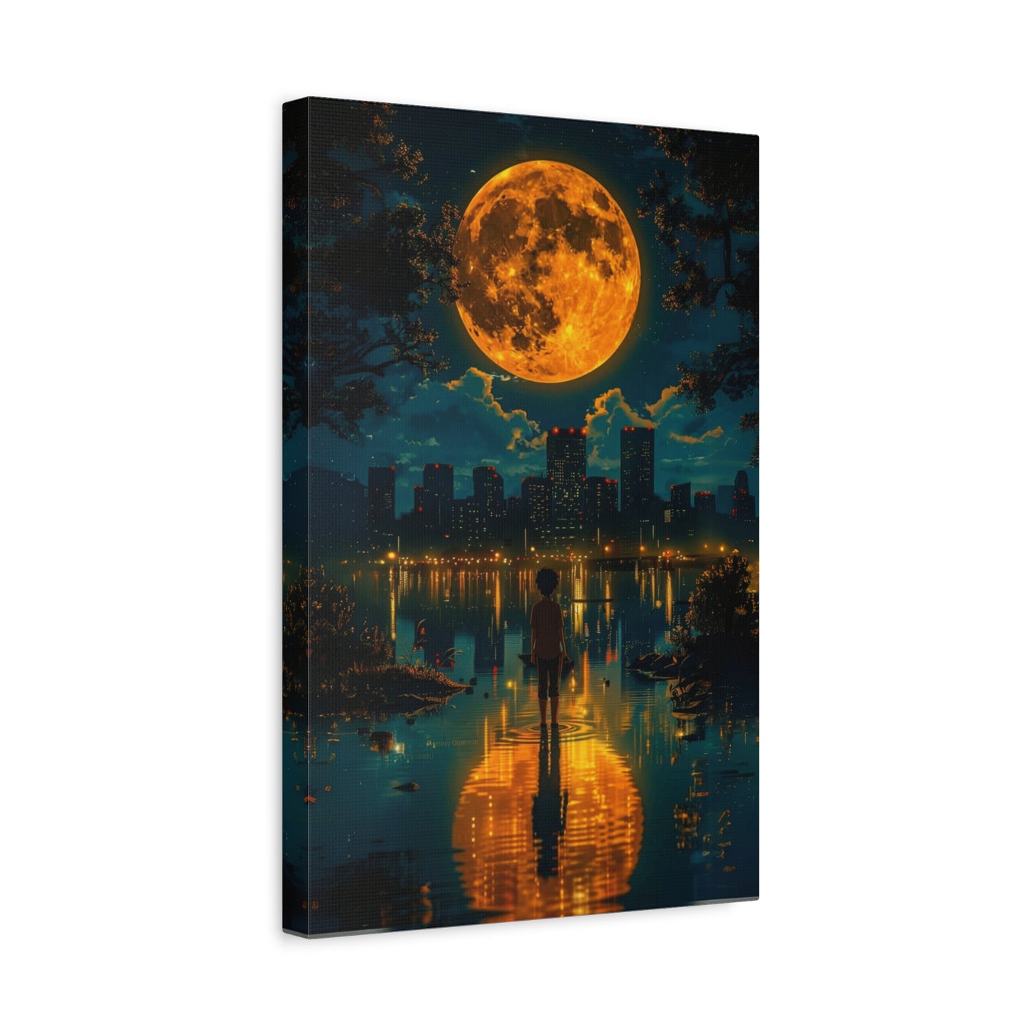 Because words have the power to move you let them live on your wall, Unique Nightscape Decoration, Perfect for Any Occasion