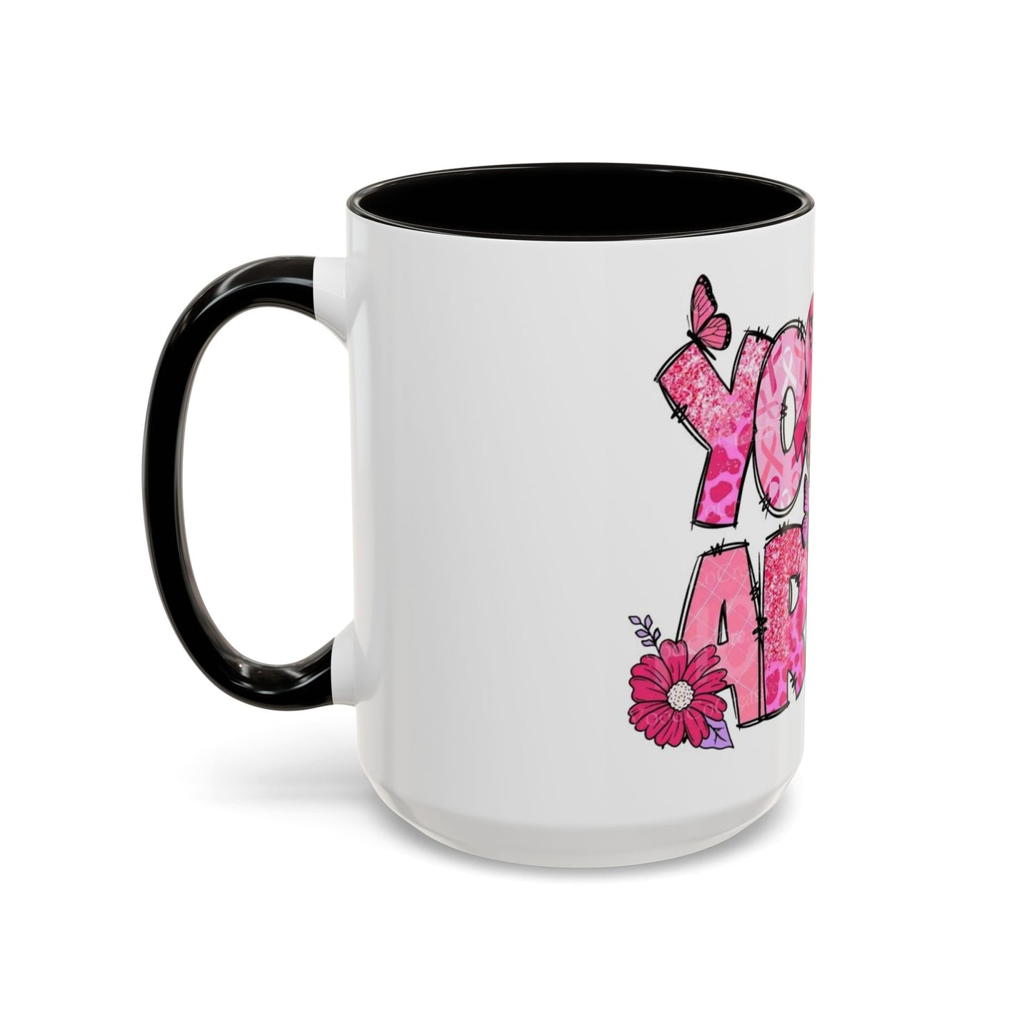 Cancer Hope Collection Empowering Inspirational Mug for Breast Cancer Awareness