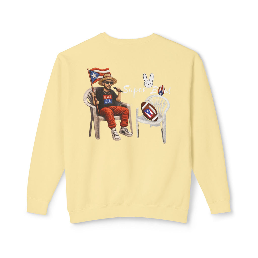 Benito Super Bowl 94 Puerto Rico Shirt Chair Vibes Crewneck Sweatshirt