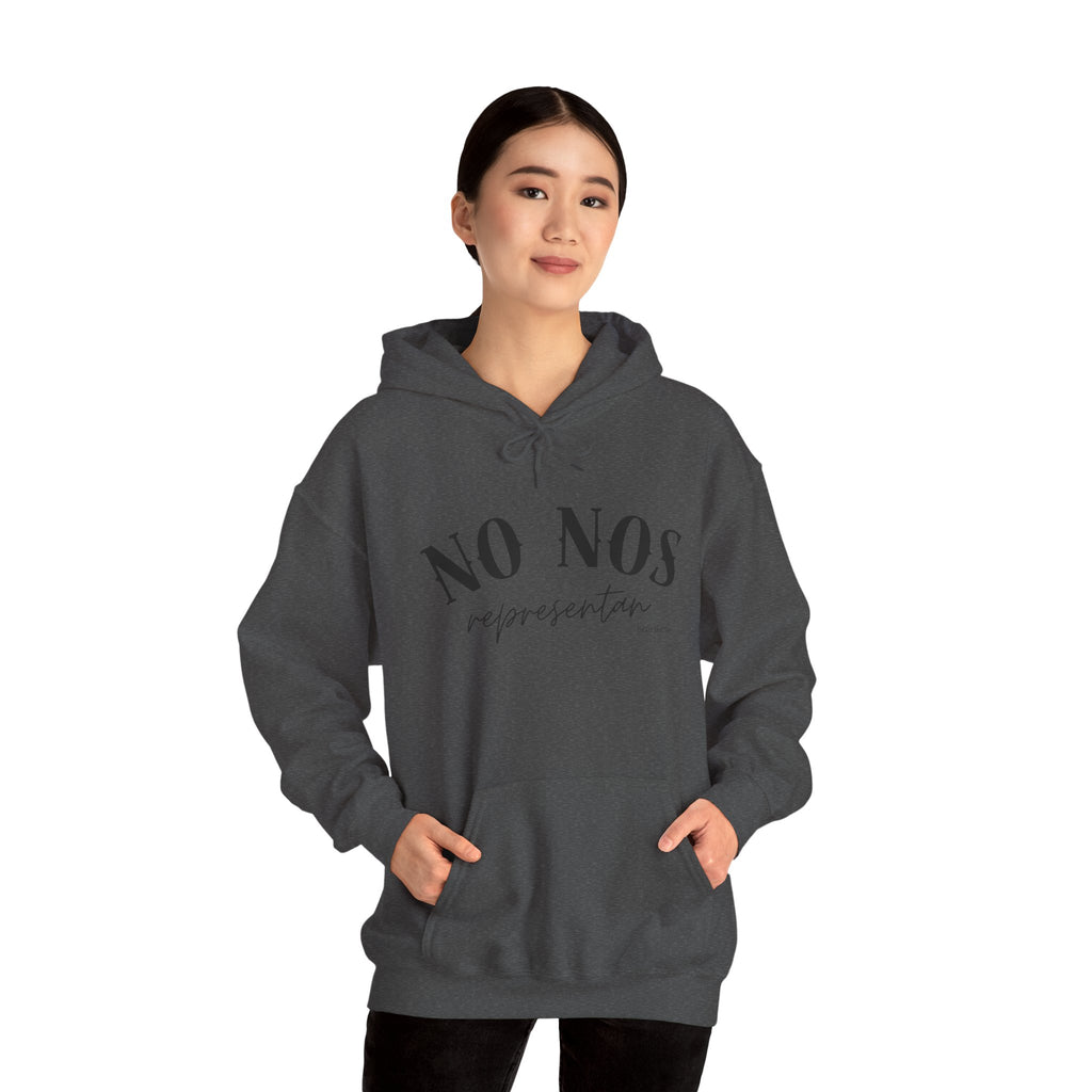 Puerto Rican Pride Hoodie  “No Nos representan” Front & Puñeta Flag Back